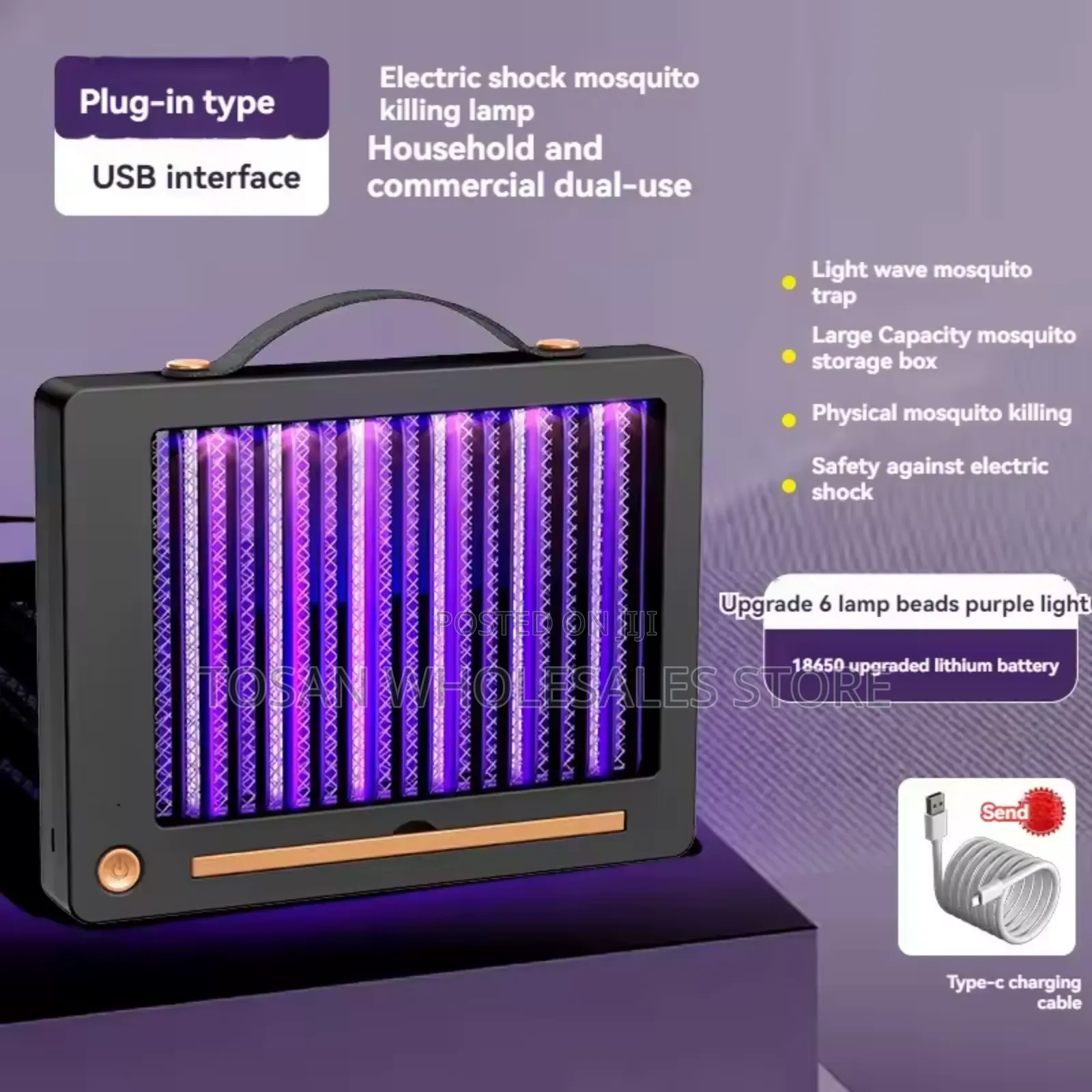 Chargeable Mosquito Killer Lamp