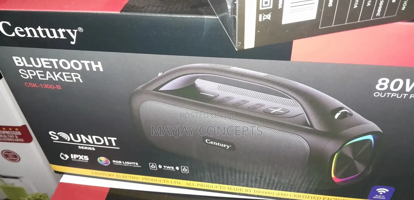 Century 80W Soundit Bluetooth Speaker-type C Charging+ 3.5mm
