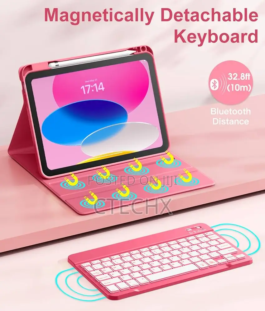 iPad 2022 10th Generation Wireless Detachable Folio Keyboard