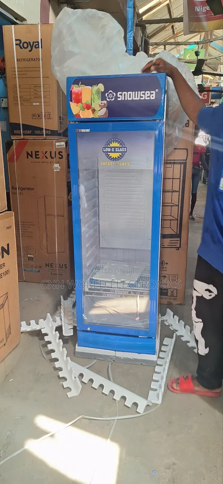 Original Snowsea 4 Step Showcase Chiller Single Door Fridge
