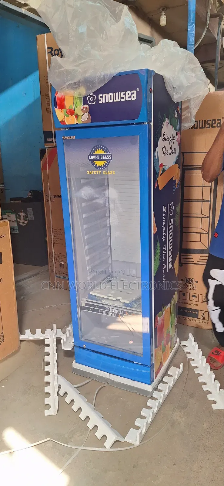 Original Snowsea 4 Step Showcase Chiller Single Door Fridge