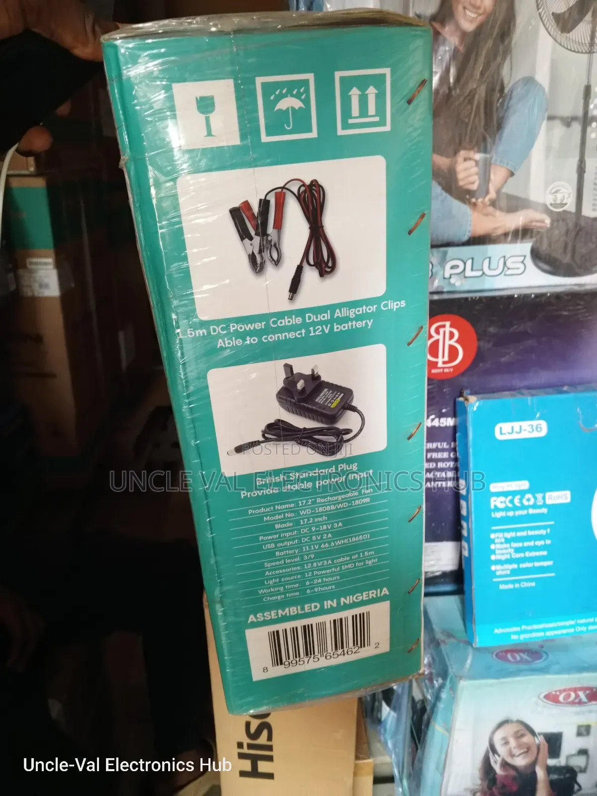 Wow-win Rechargeable Fan 17"