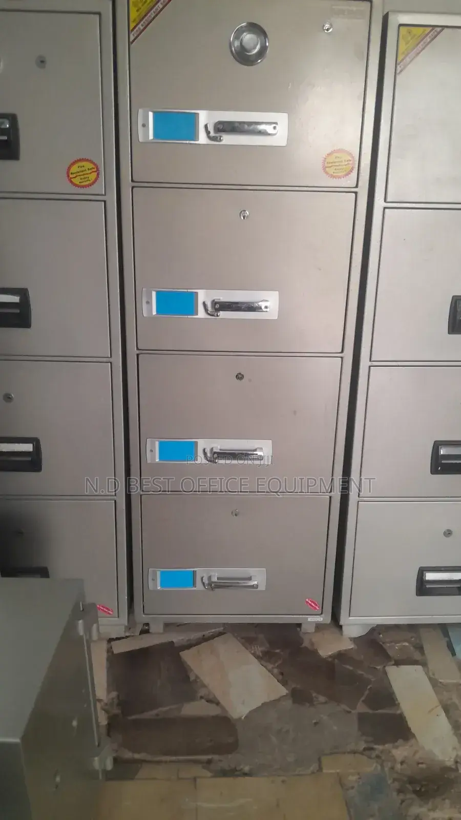 Four Drawings Fireproof Safe Cabinets
