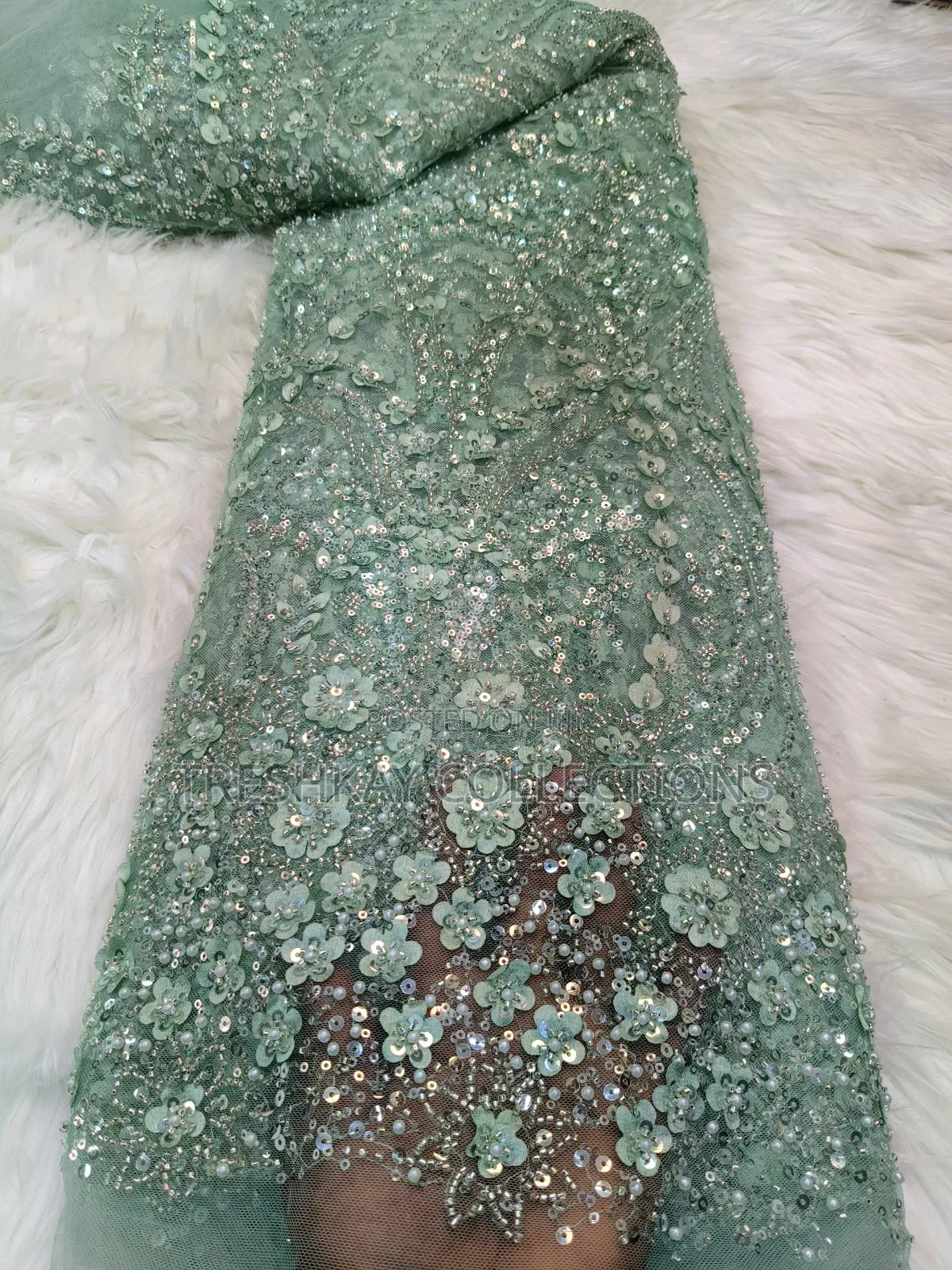 Luxury Hand Beaded Lace
