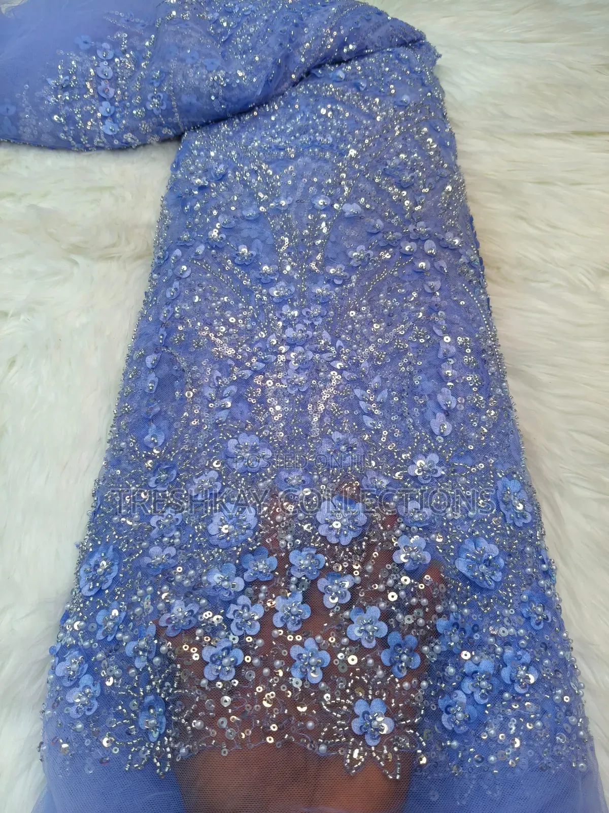 Luxury Hand Beaded Lace