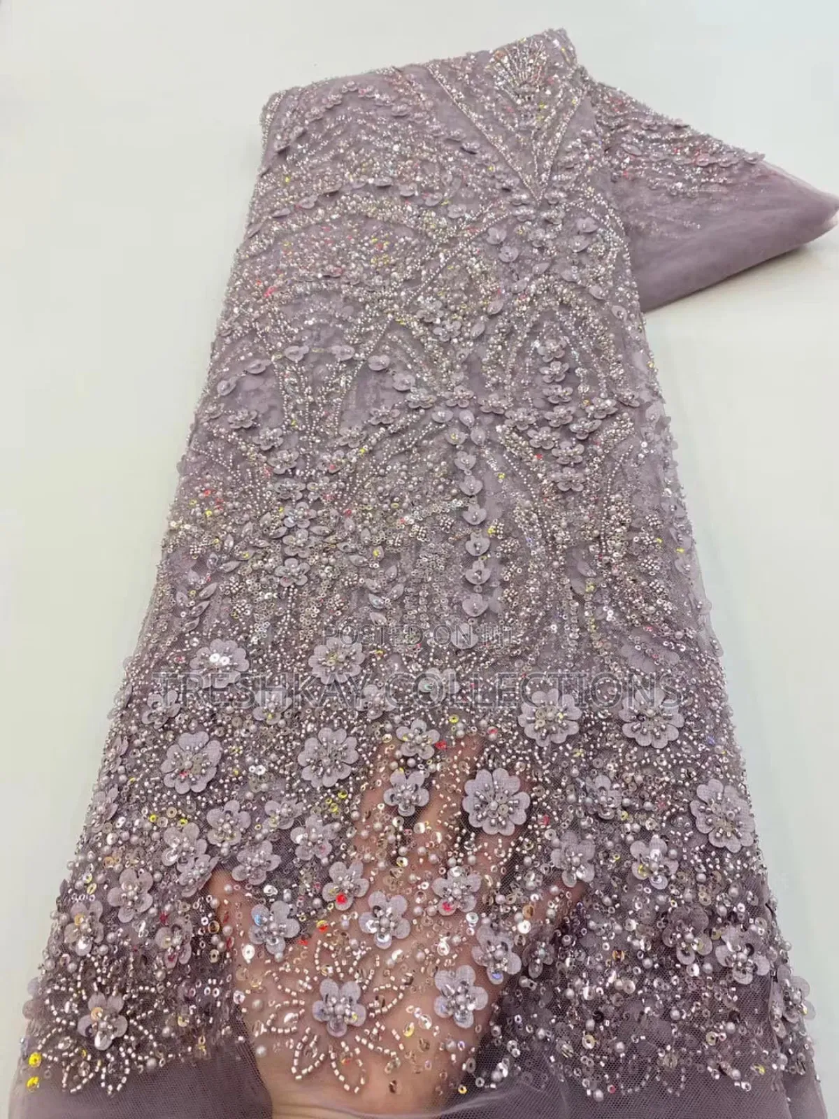 Luxury Hand Beaded Lace