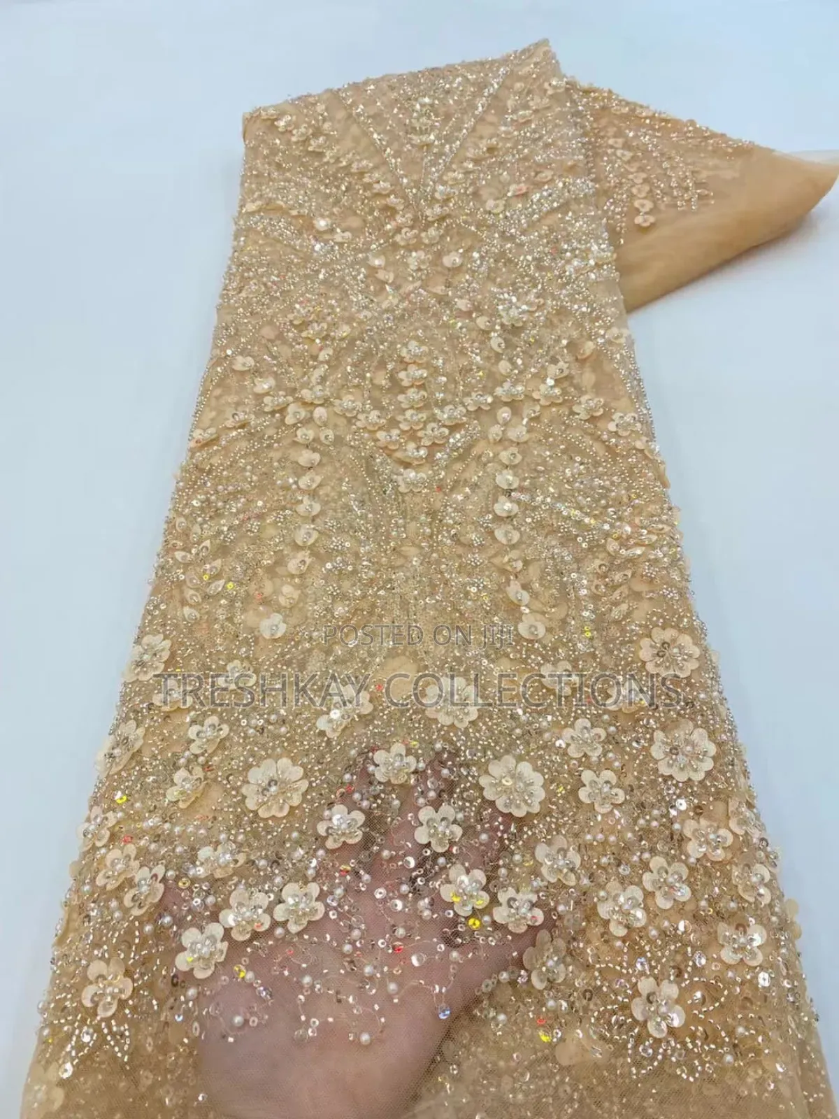 Luxury Hand Beaded Lace