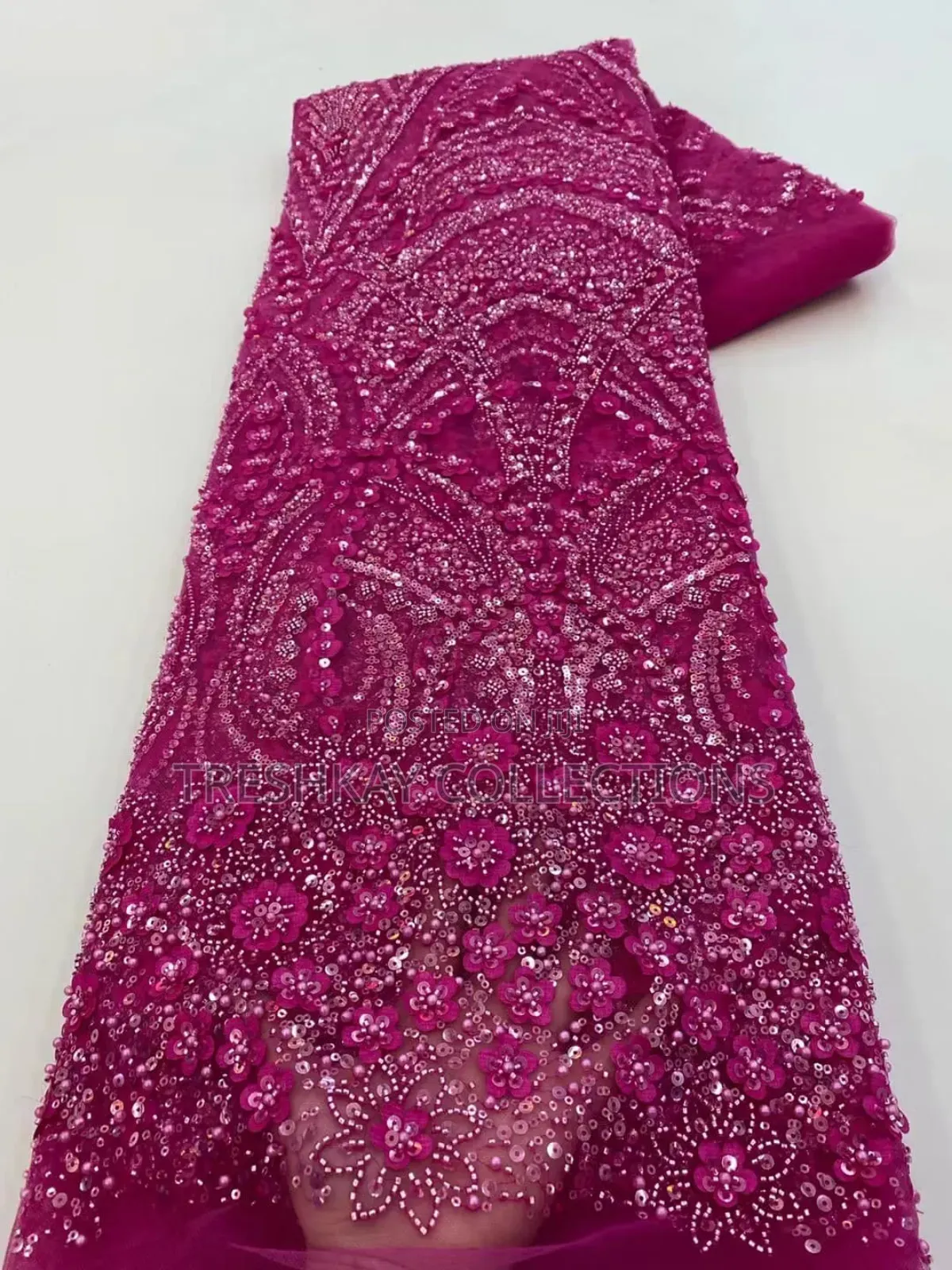 Luxury Hand Beaded Lace