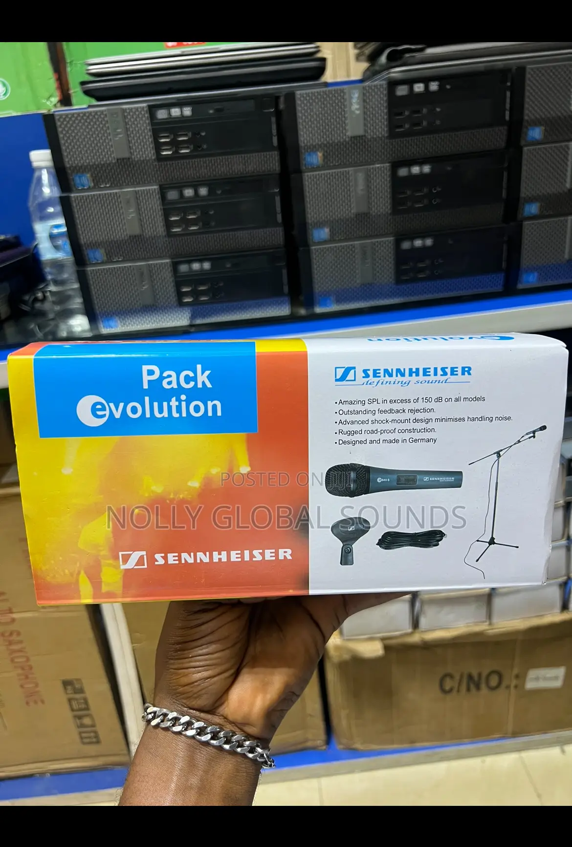 Sennheiser E845s Professional Wired Cardioid Microphone