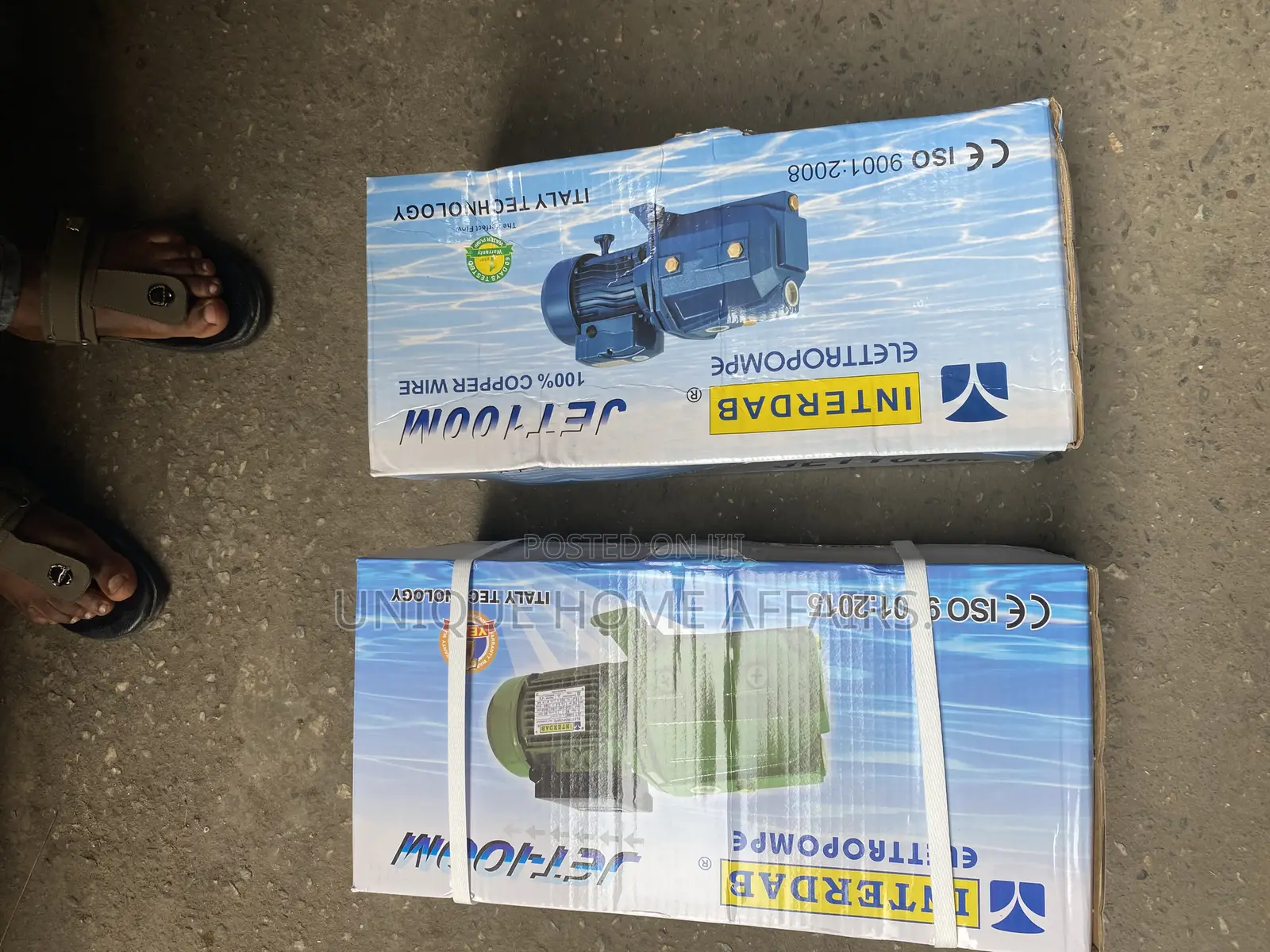 Interdab 1hp Copper Coil Water Pump