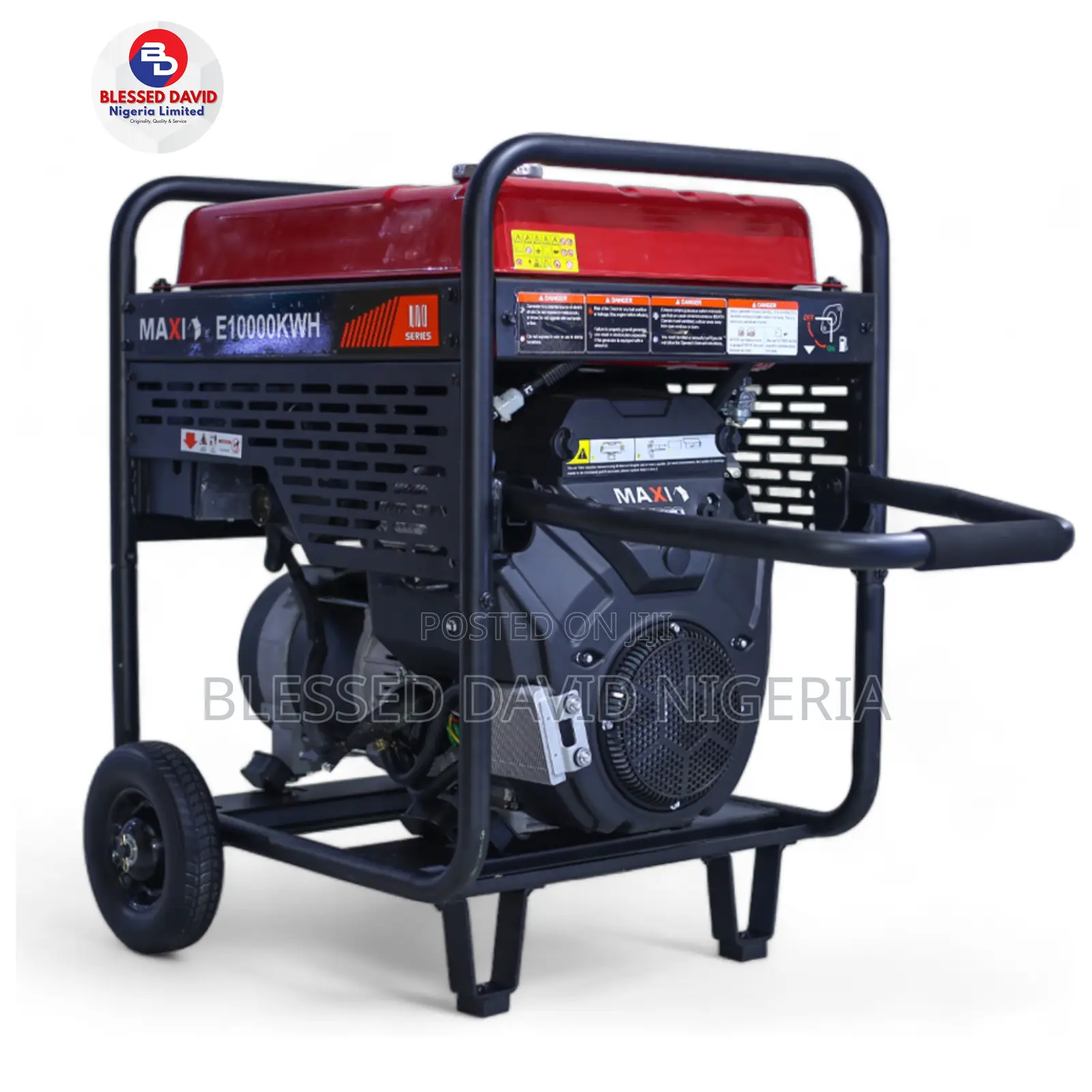 Maxi Generator 12.5KVA / 10KW - (Key + Wheels Handle)