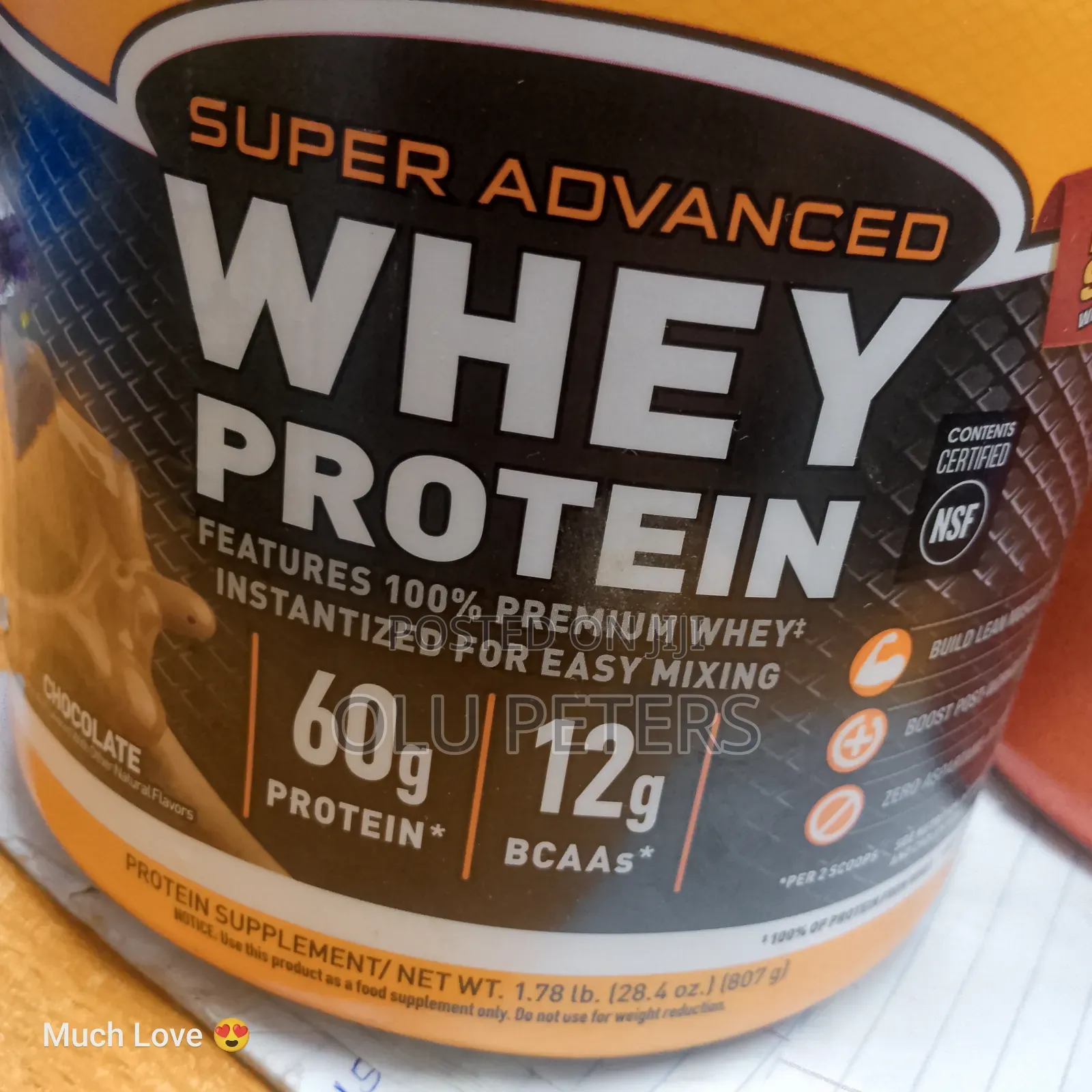 Whey Protein 1.78lbs