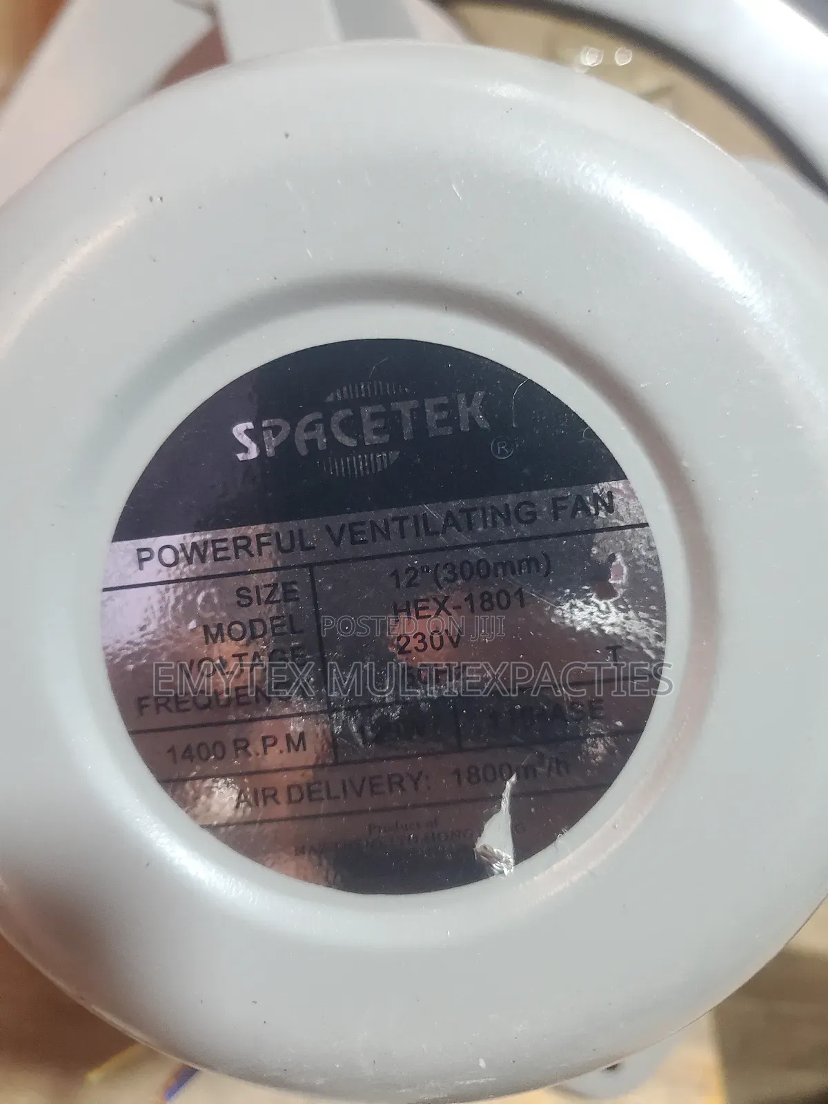 Spacetek Exhaust Fan 300mm 12inches