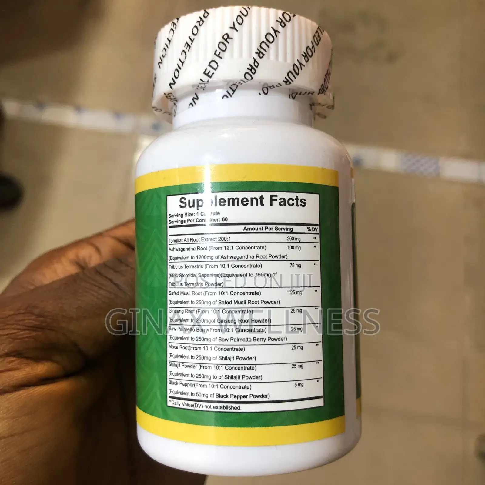 Tongkat Ali Capsule With 9 Natural Herbs (3450mg)