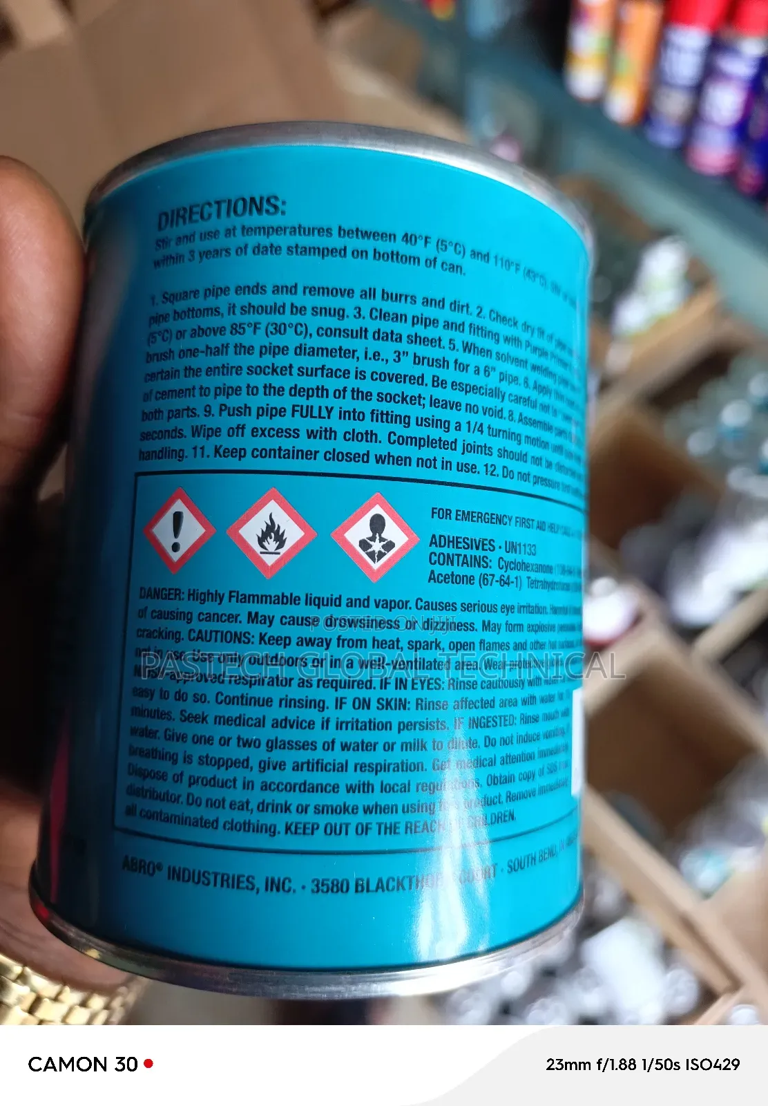 Abro PVC Heavy Duty Clear Cement