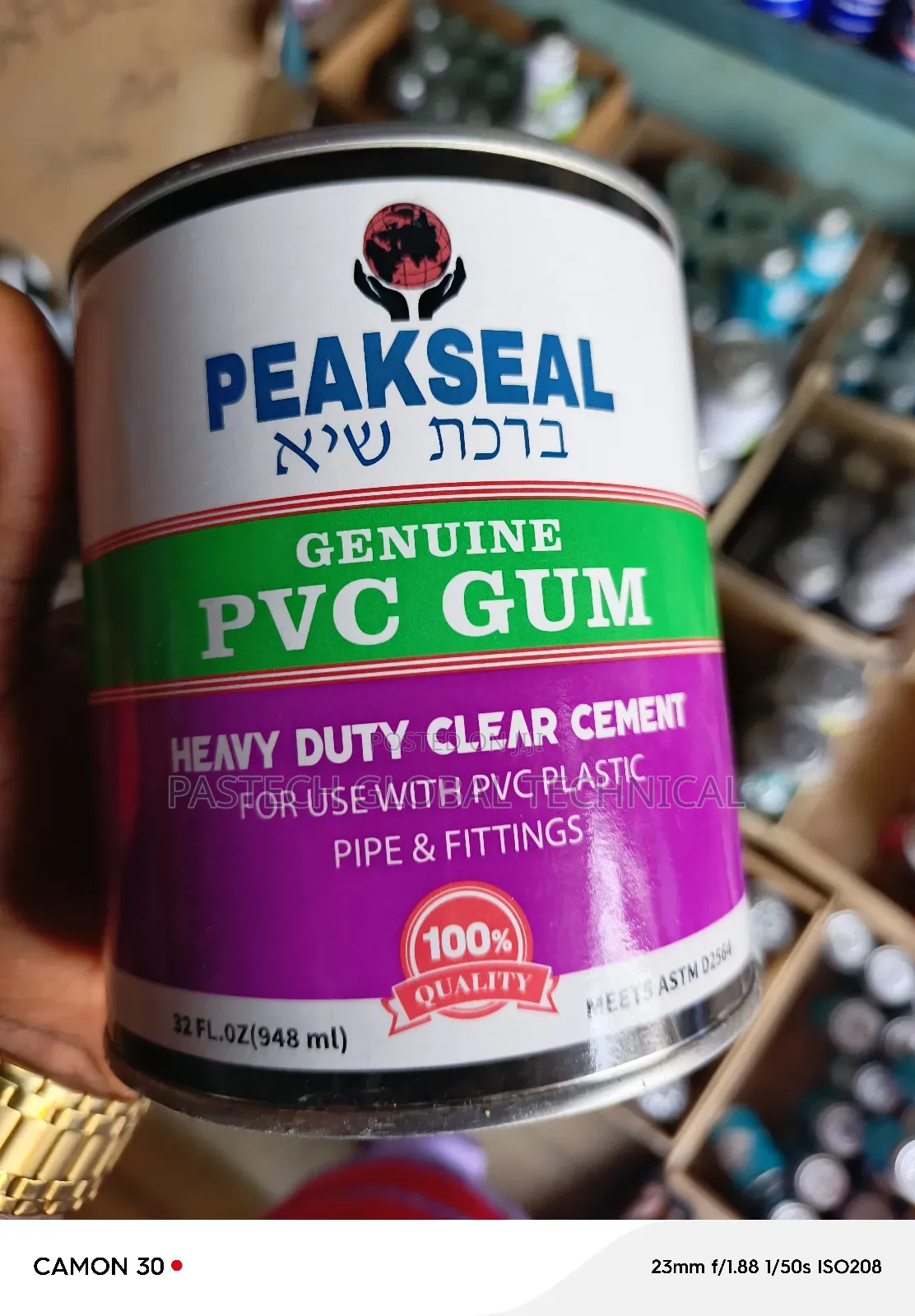 Peakseal Geniun PVC Gum (Heavy Duty Clear Cement)