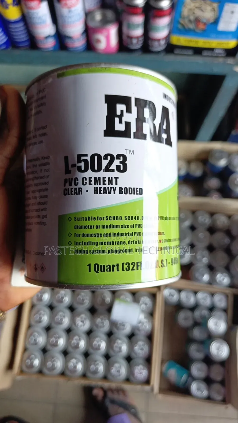 Era Clear UPVC / PVC 5023 Pipe Cement Plastic Piping System