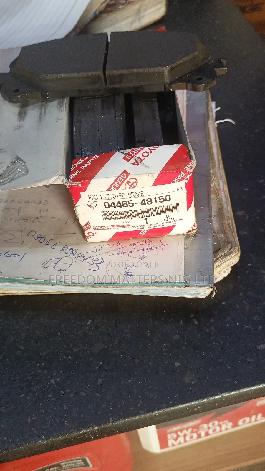 Toyota Briscoe Brake Pad Org