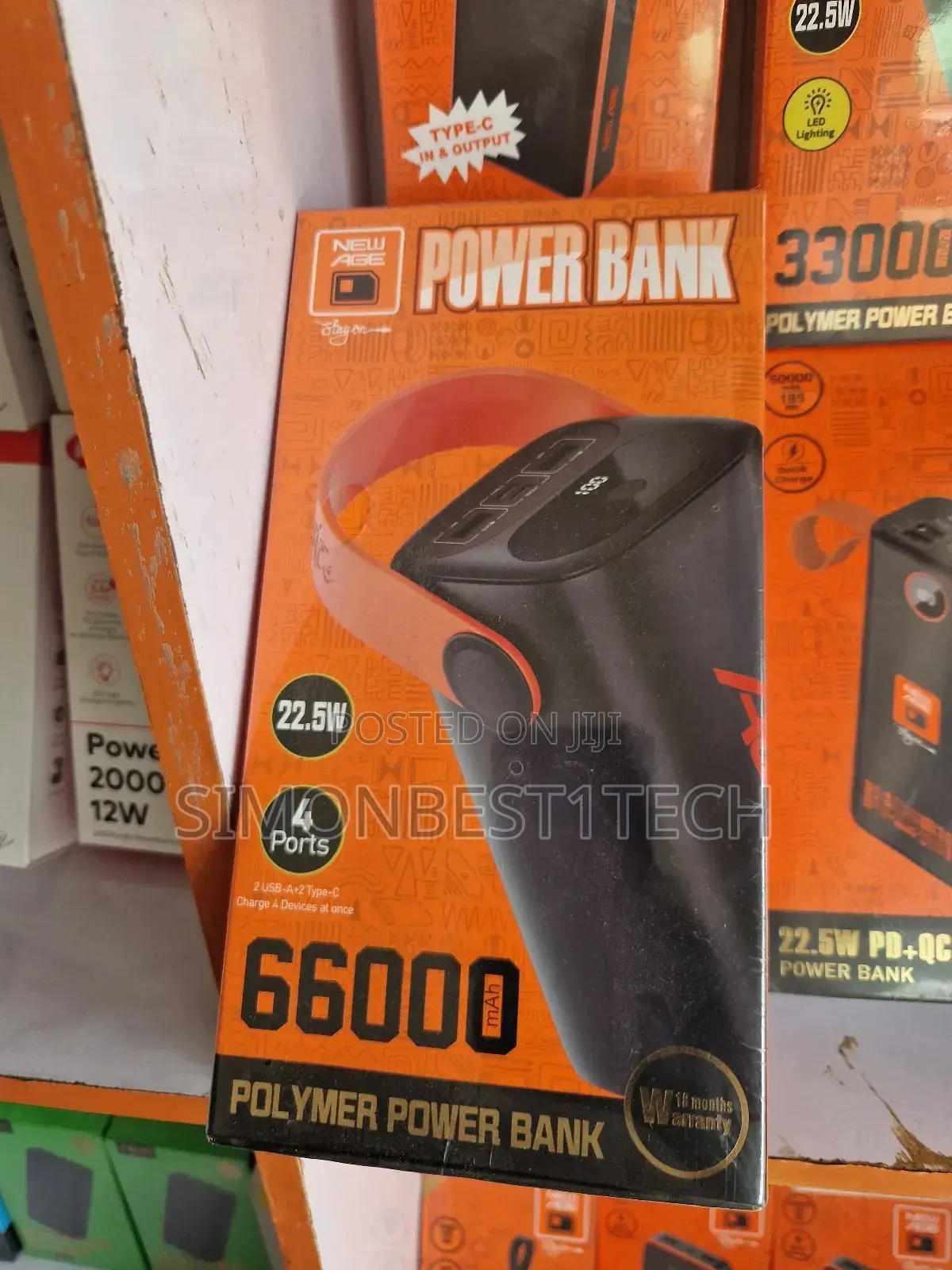 New Age Power Bank 66000mah.