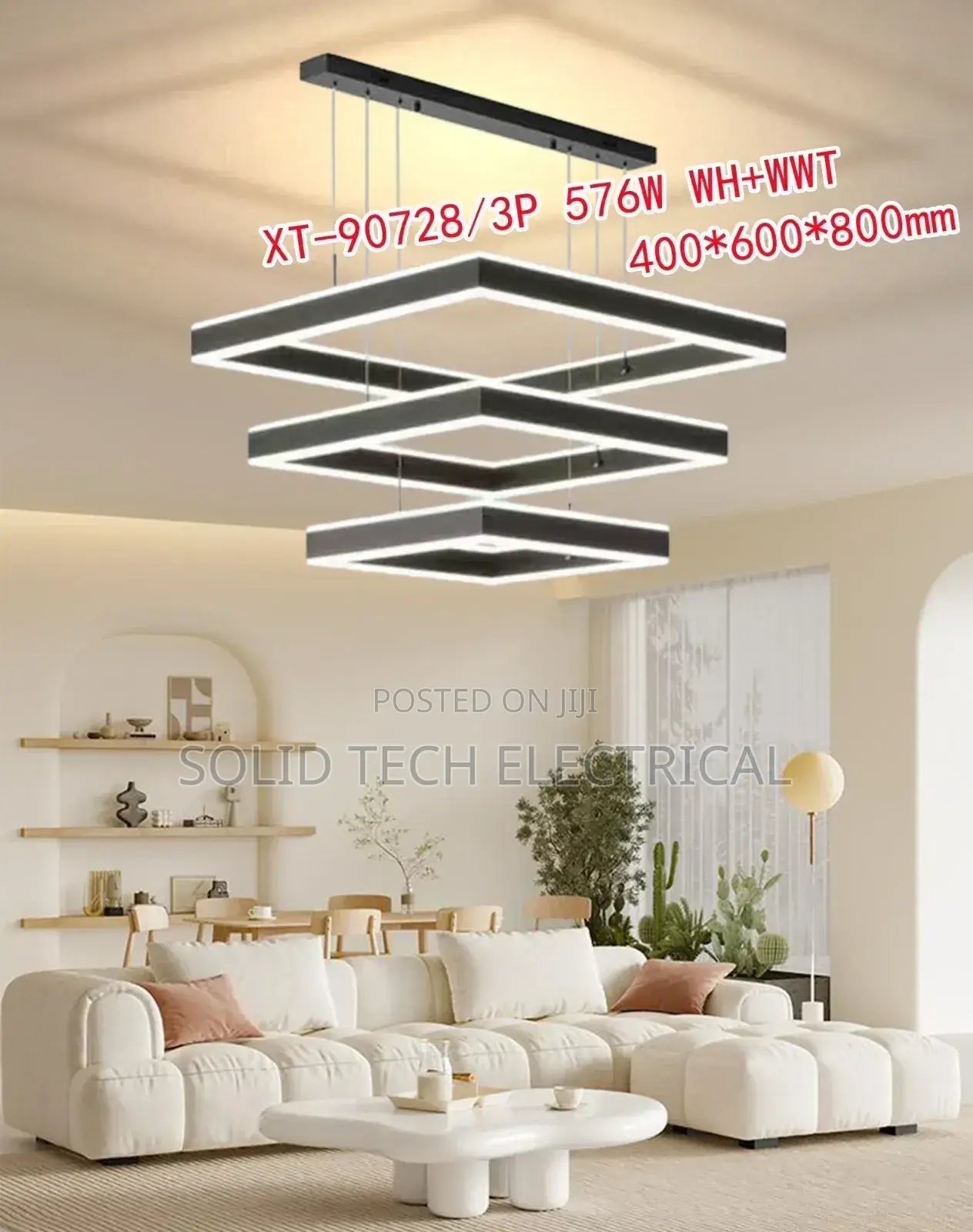 Modern Sitting Room Led Chandelier