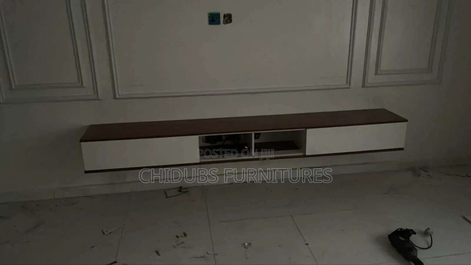 8ft Floating TV Wall Console