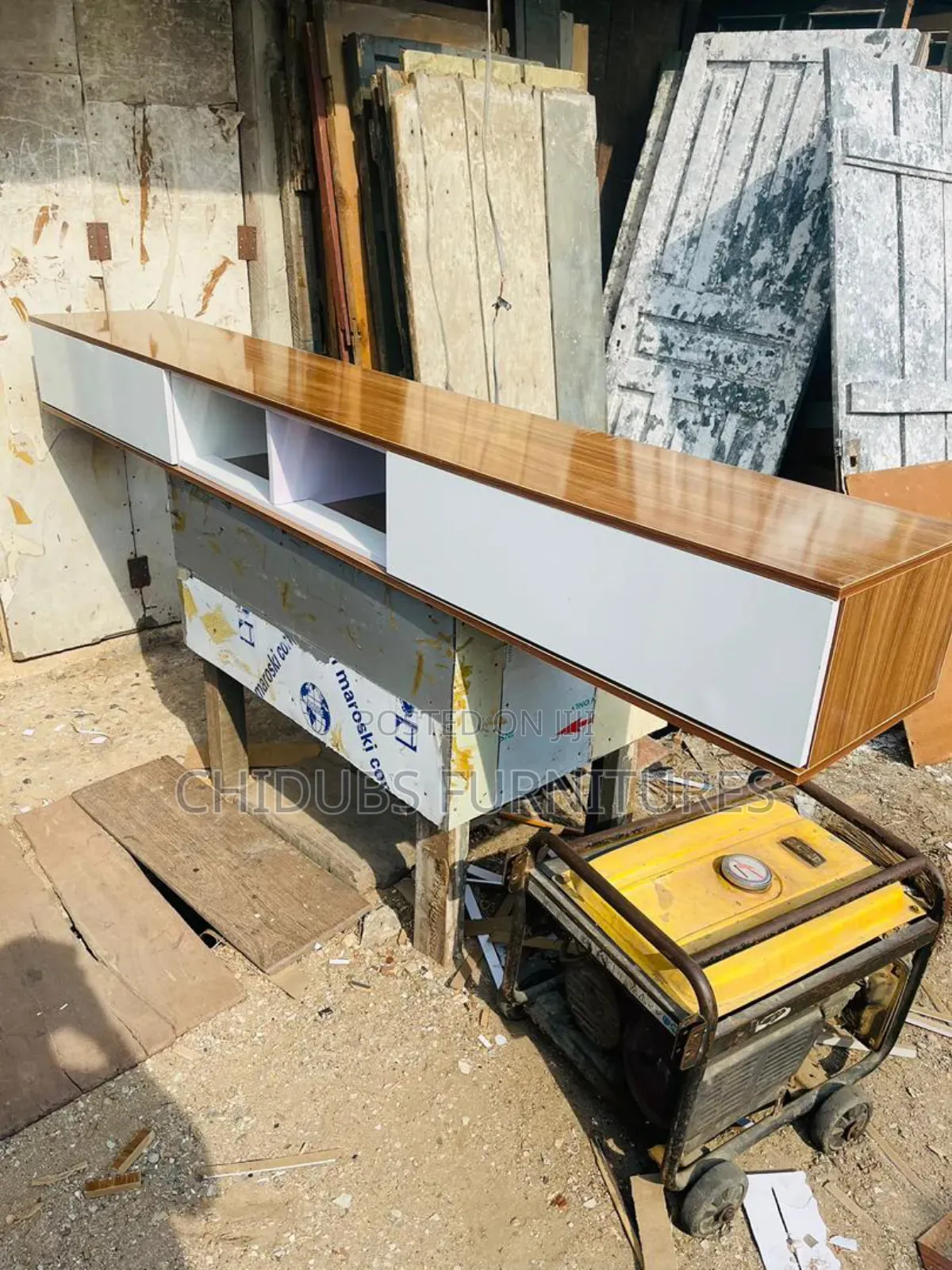8ft Floating TV Wall Console