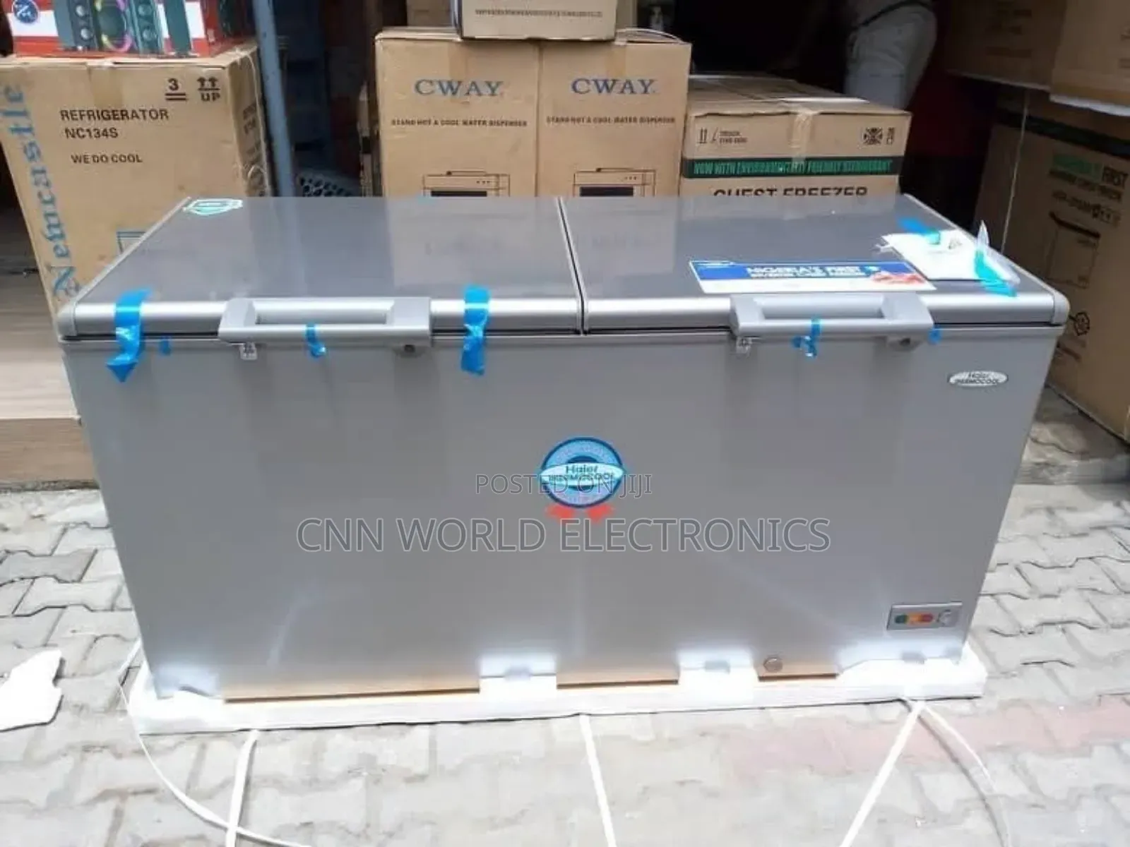 New Haier Thermocool Inverter Double Door Freezer (519L)