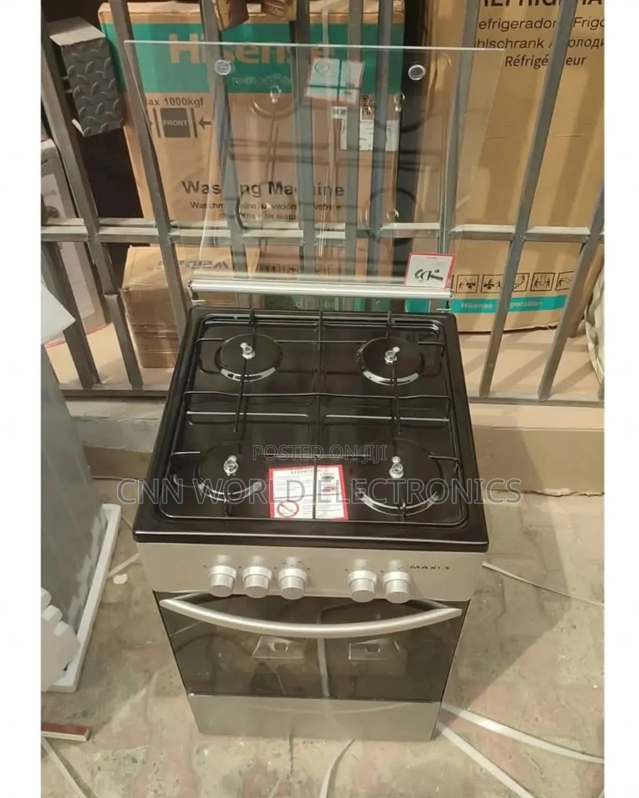 Brand New Maxi 4burner Standing Cooker Oven Blue Flame