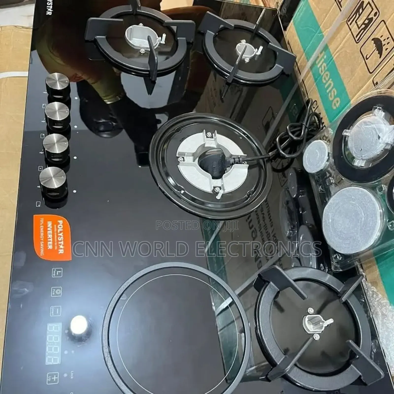 New Polystar 4+1 Gas and Electric Cabinet Gas Automatic