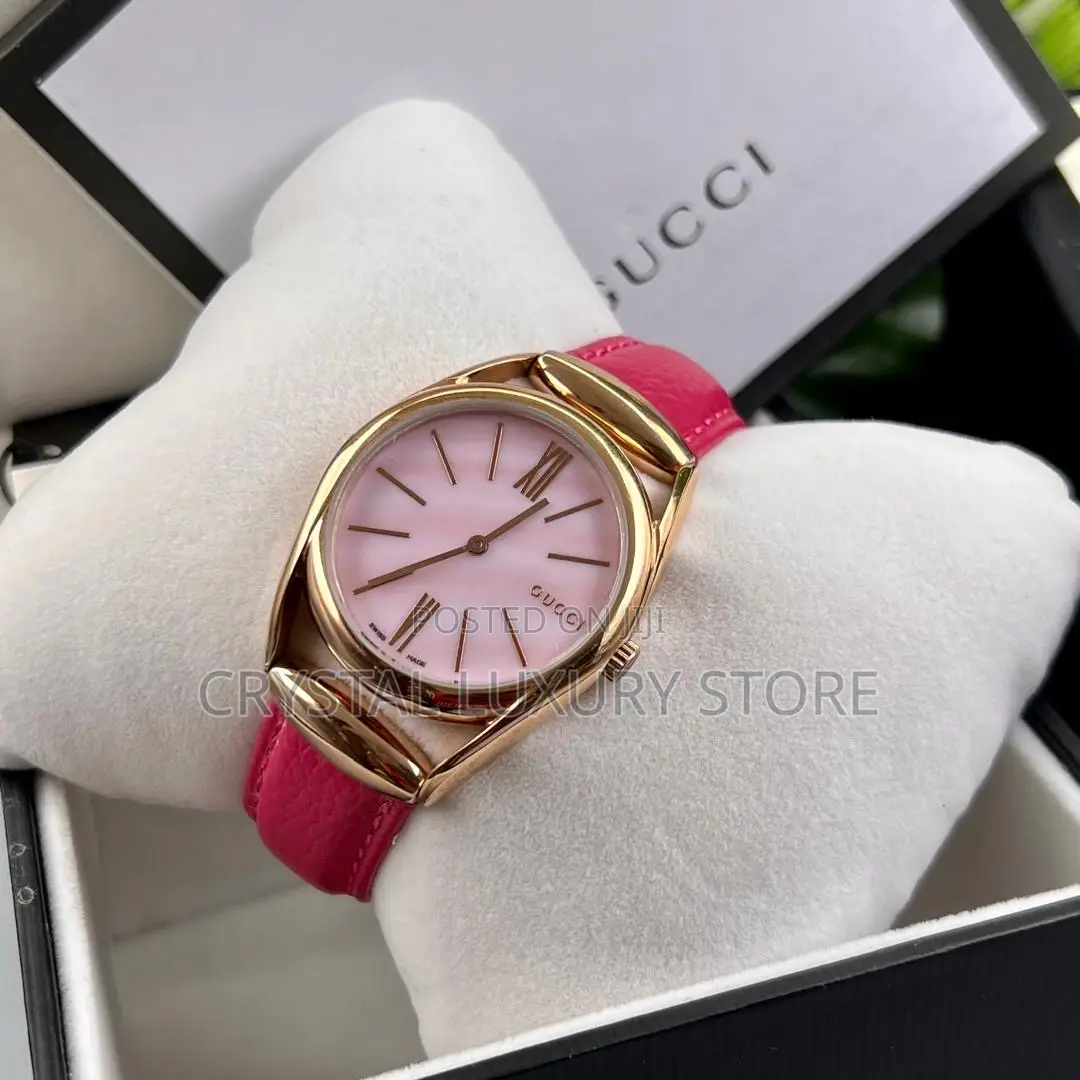 Gucci Quality Luxury Men Genuine Leather Wristwatch