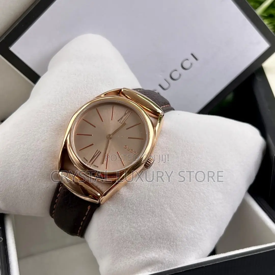 Gucci Quality Luxury Men Genuine Leather Wristwatch