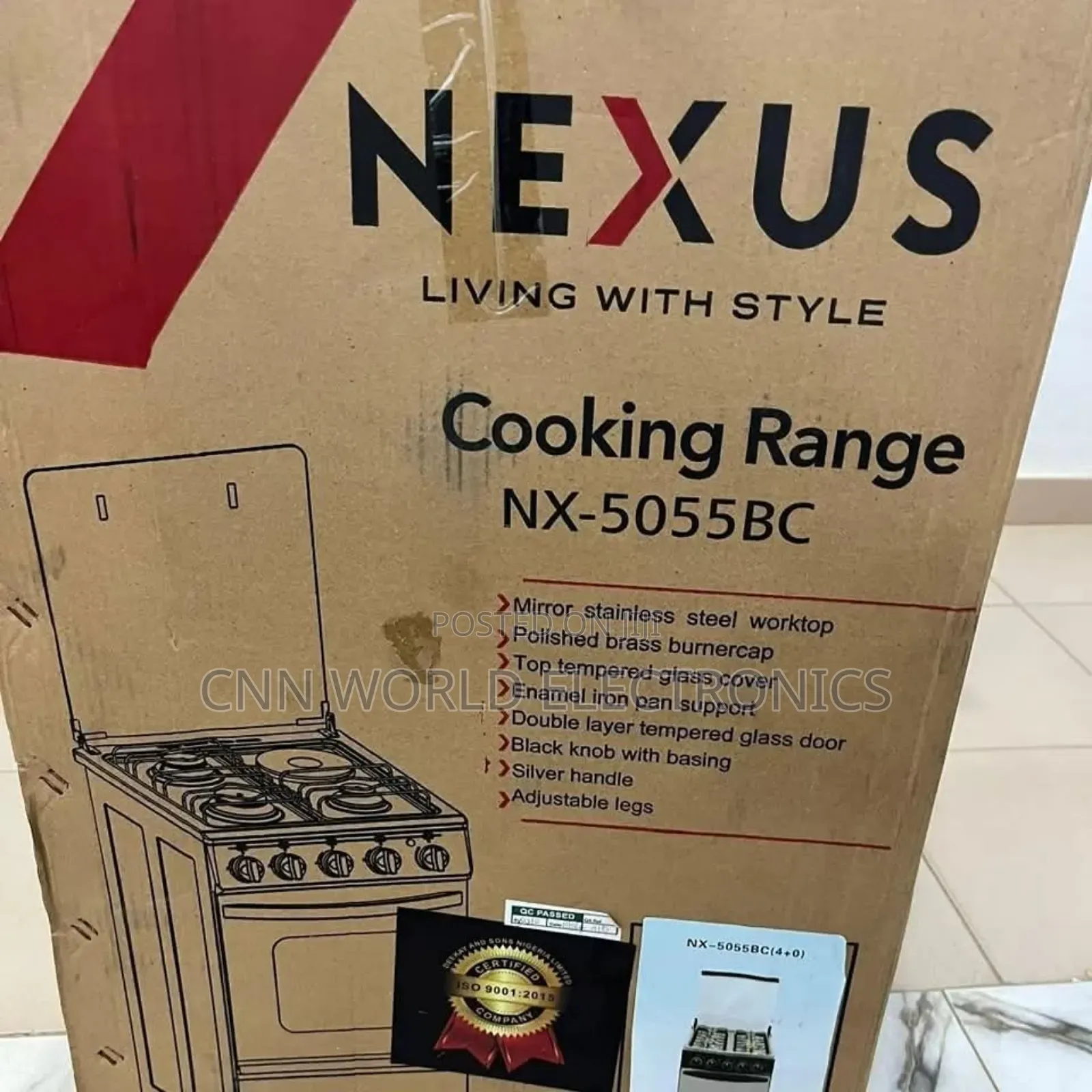 Original Nexus 3+1 Gas Cooker Oven Automatic Ignition 50cm