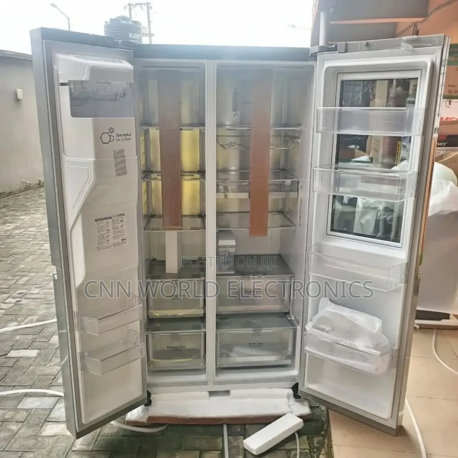 Lg Nok-nok Inverter Side By Side Fridge Ice Dispenser 2years