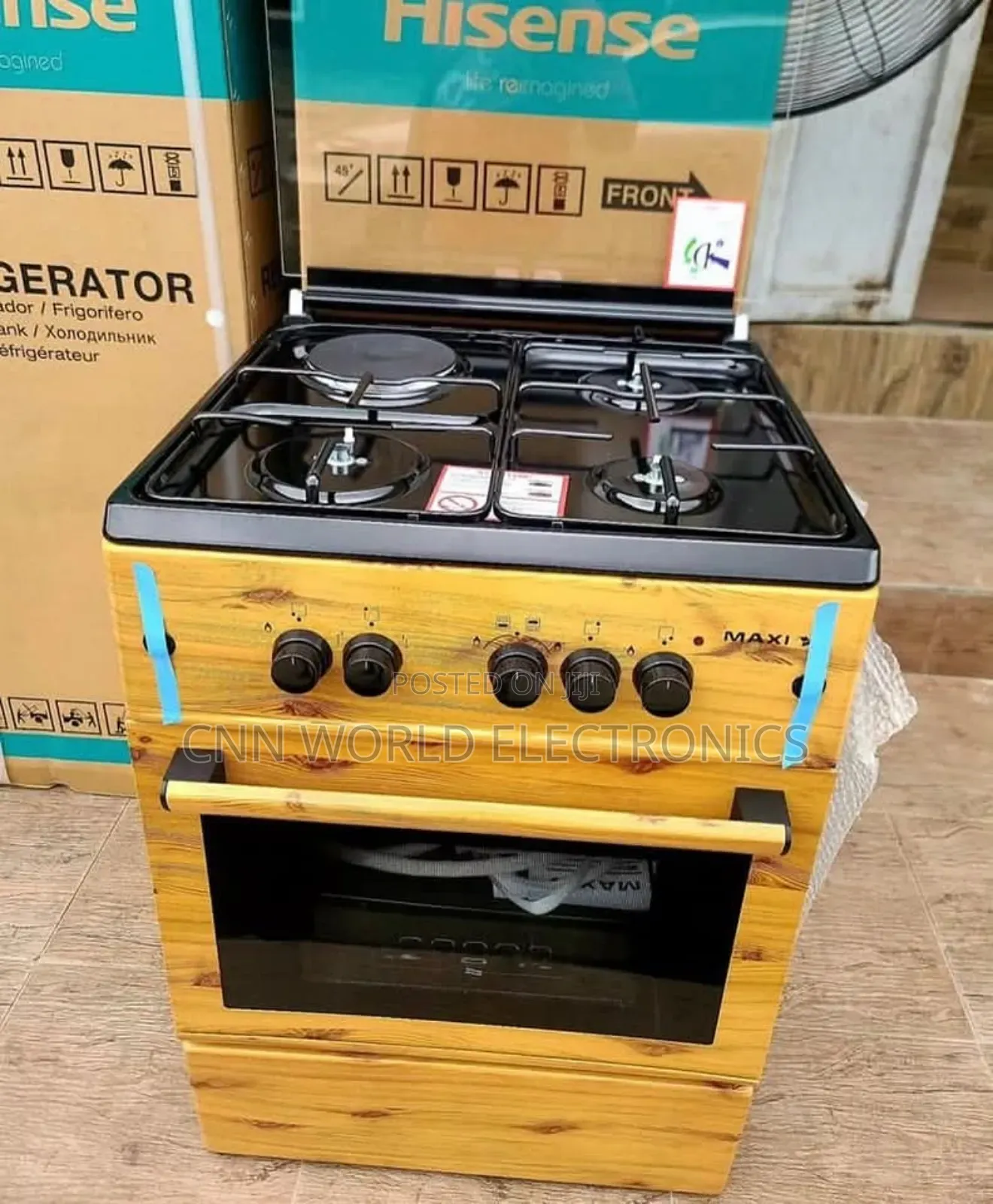 Original Maxi Standing Gas(3+1) Oven Automatic Ignition 60cm