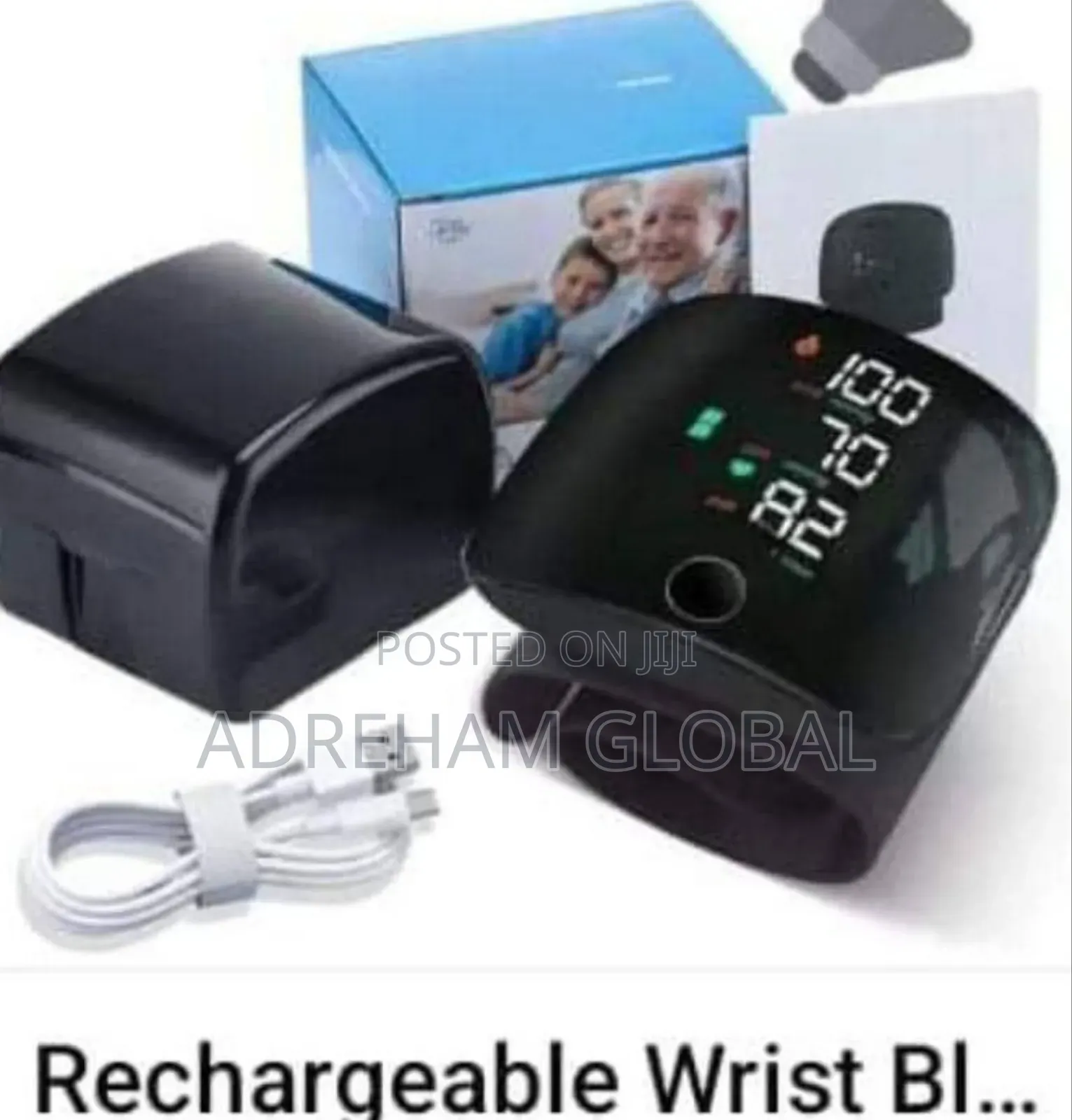 Rechargeable Wrist Blood Pressure Monitor