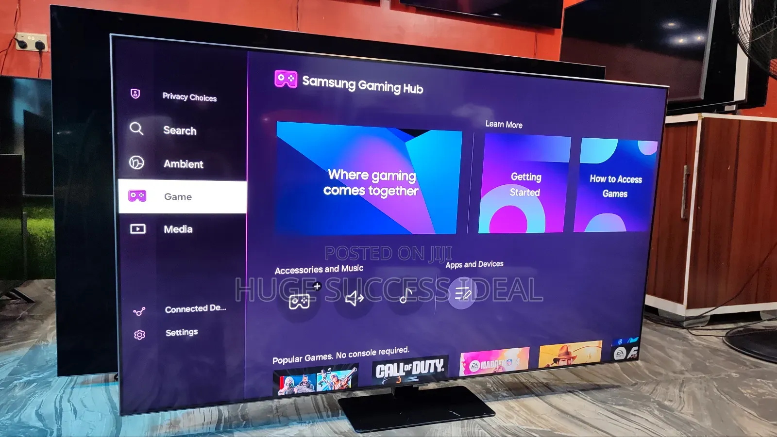Samsung 65 Inch QLED Q80B Series Smart 4K Ultra HD HDR TV