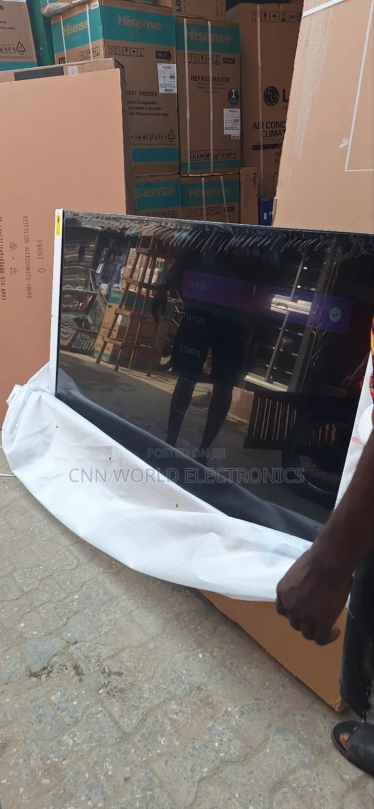 Original Hisense 85"Inches Qled Smart Tv Netflix Youtube(85q6n)
