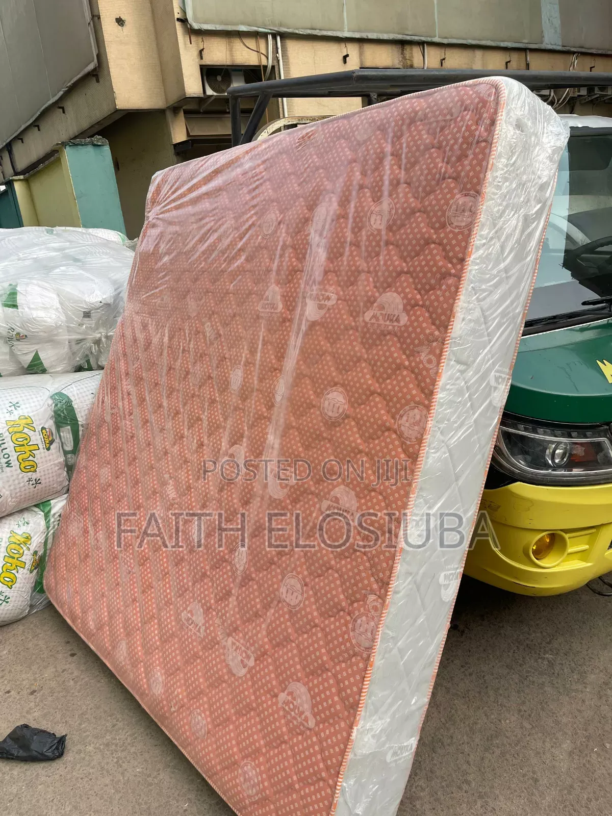 Extra Firm Orthopaedic Mouka King's Size 6/6 by 8" Mattress