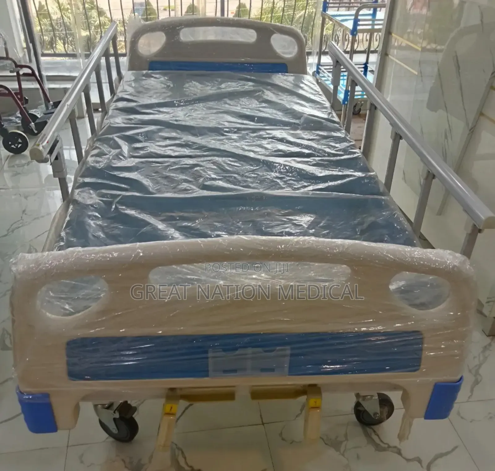 Double Crank Hospital Bed