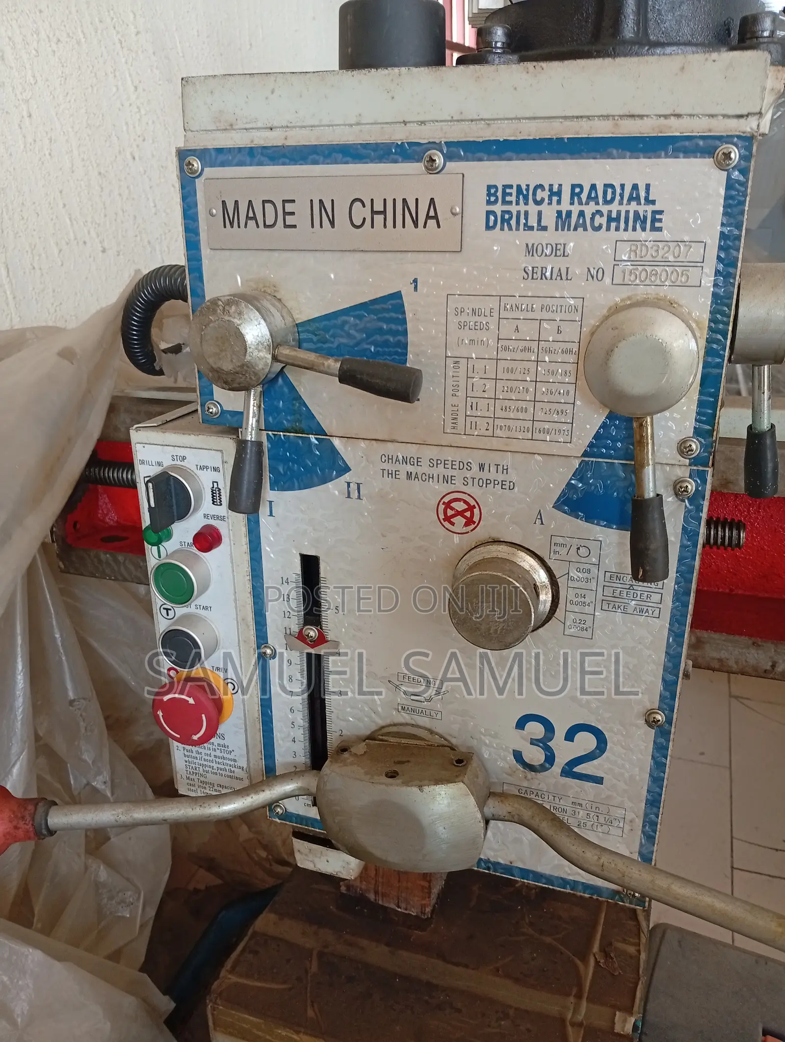 Bench Radial Drilling Machine