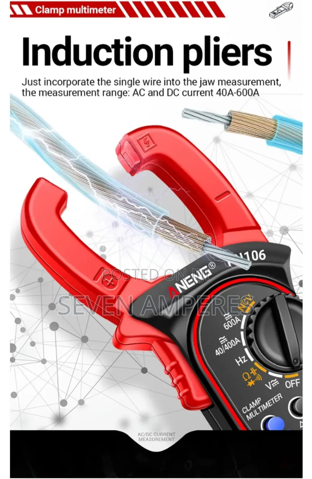 High Precision Ac/Dc Digital Clamp Multimeter