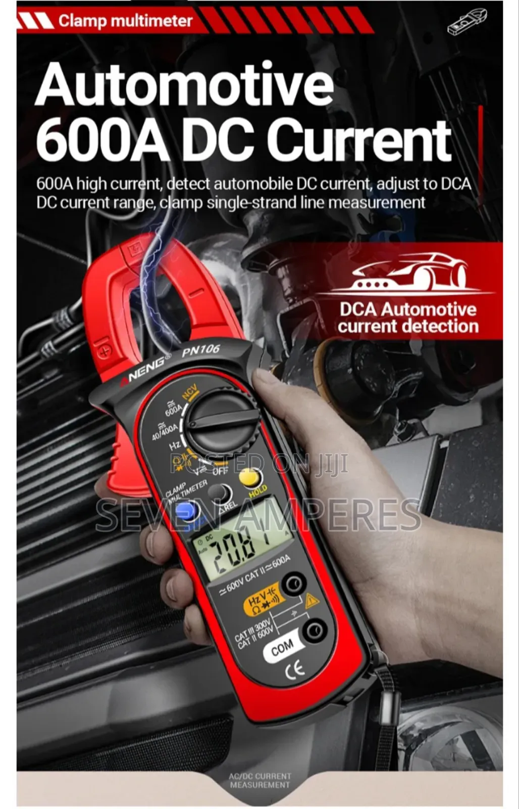 High Precision Ac/Dc Digital Clamp Multimeter