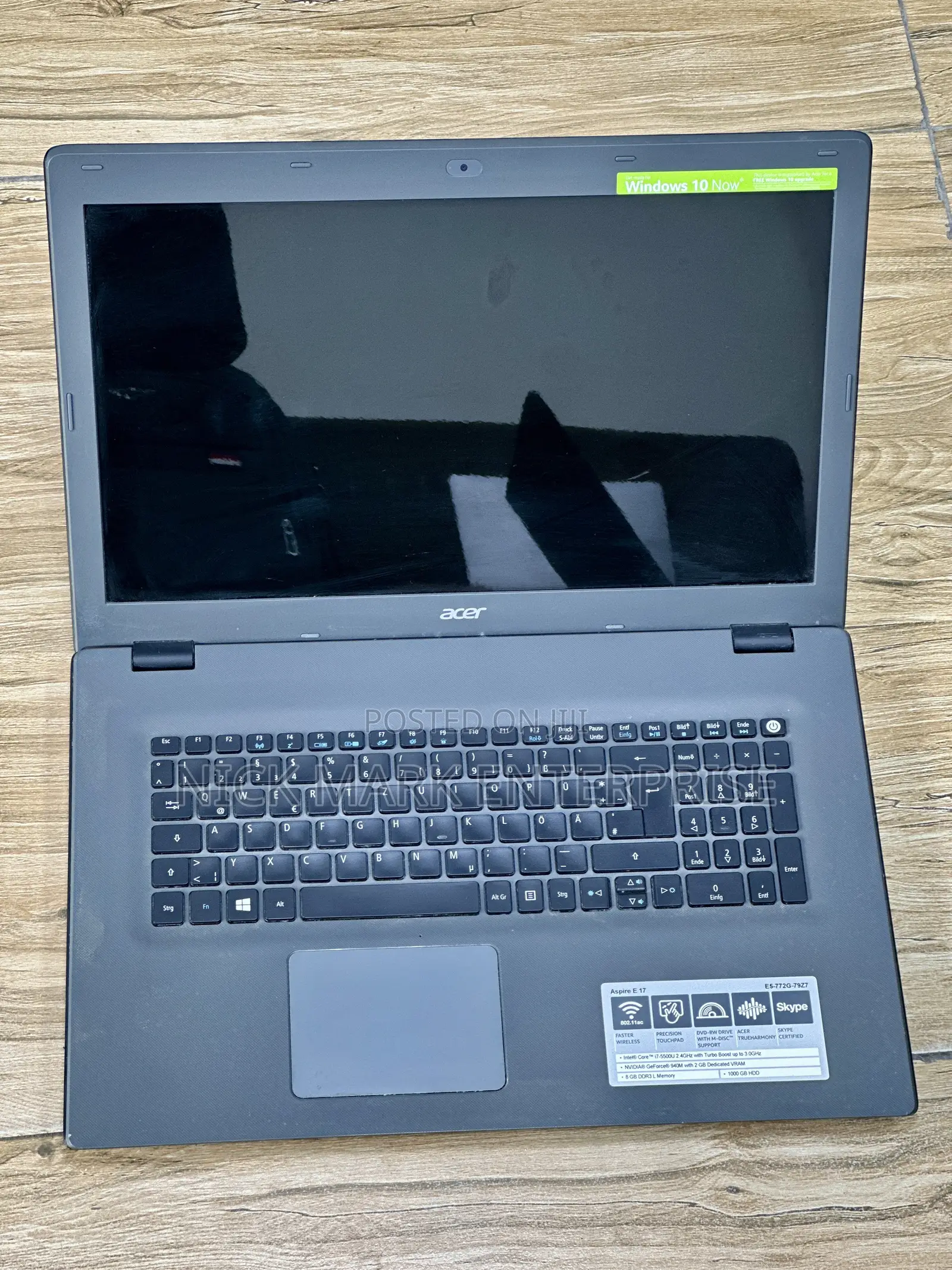 Laptop Acer Aspire E5-771 8GB Intel Core i7 HDD 500GB