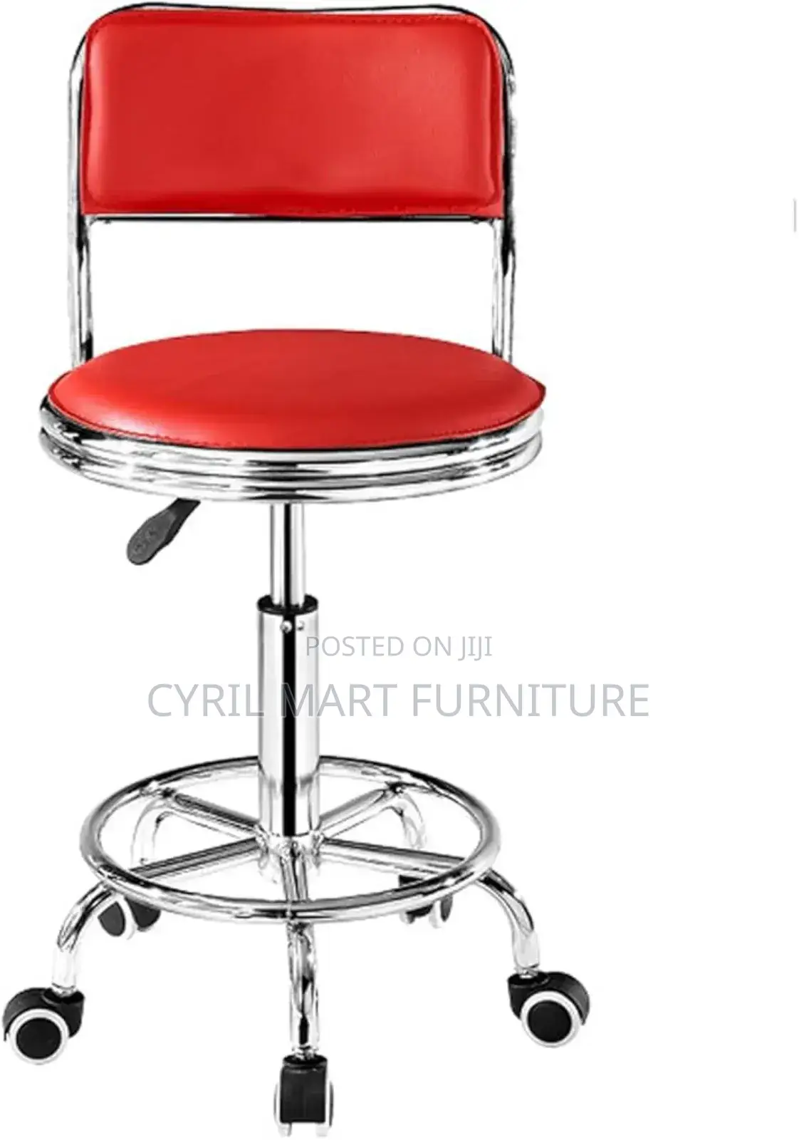 Bar Chair Red and Black Available