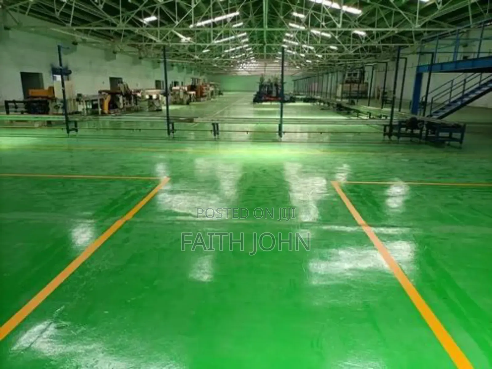 Mix Green Industrial Epoxy Flooring