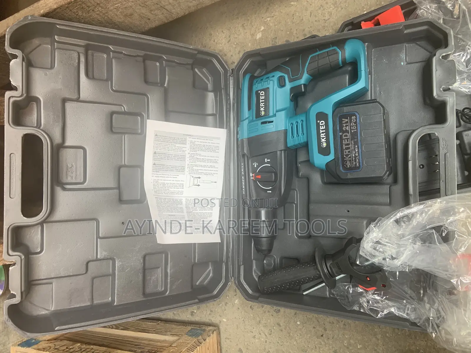 Cordless Rotary Hammer Drill (21v)