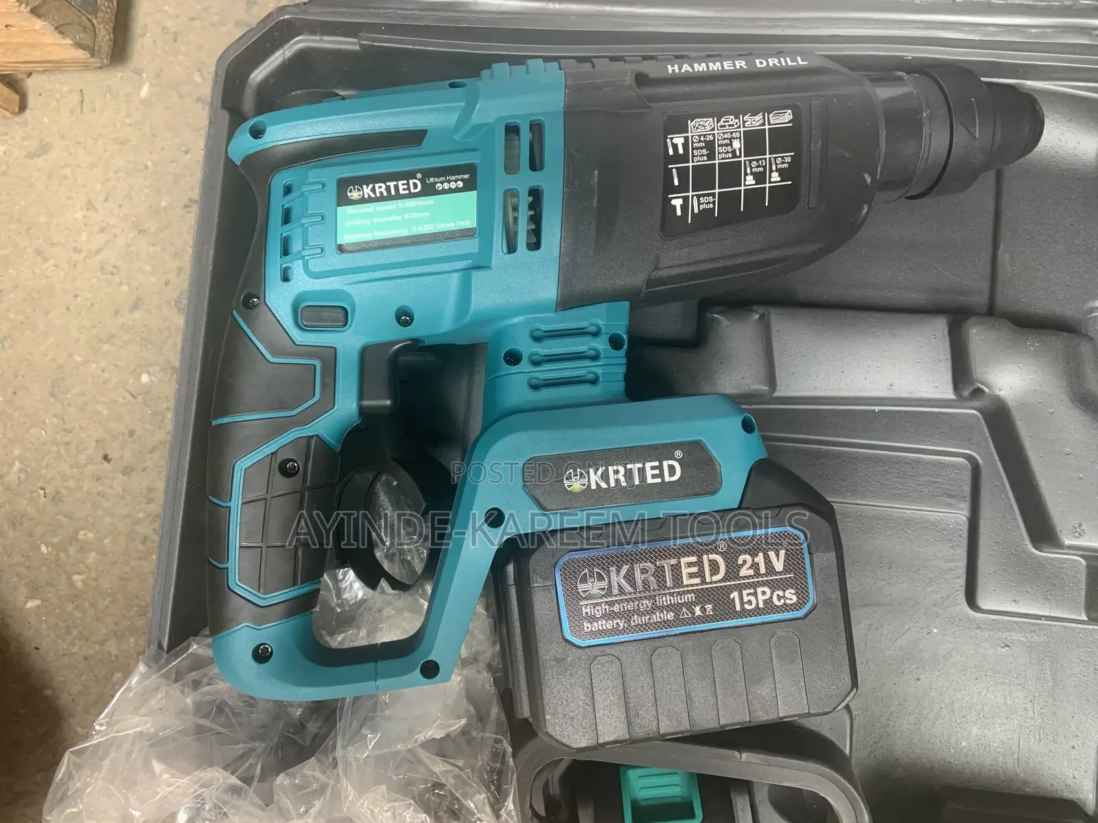 Cordless Rotary Hammer Drill (21v)
