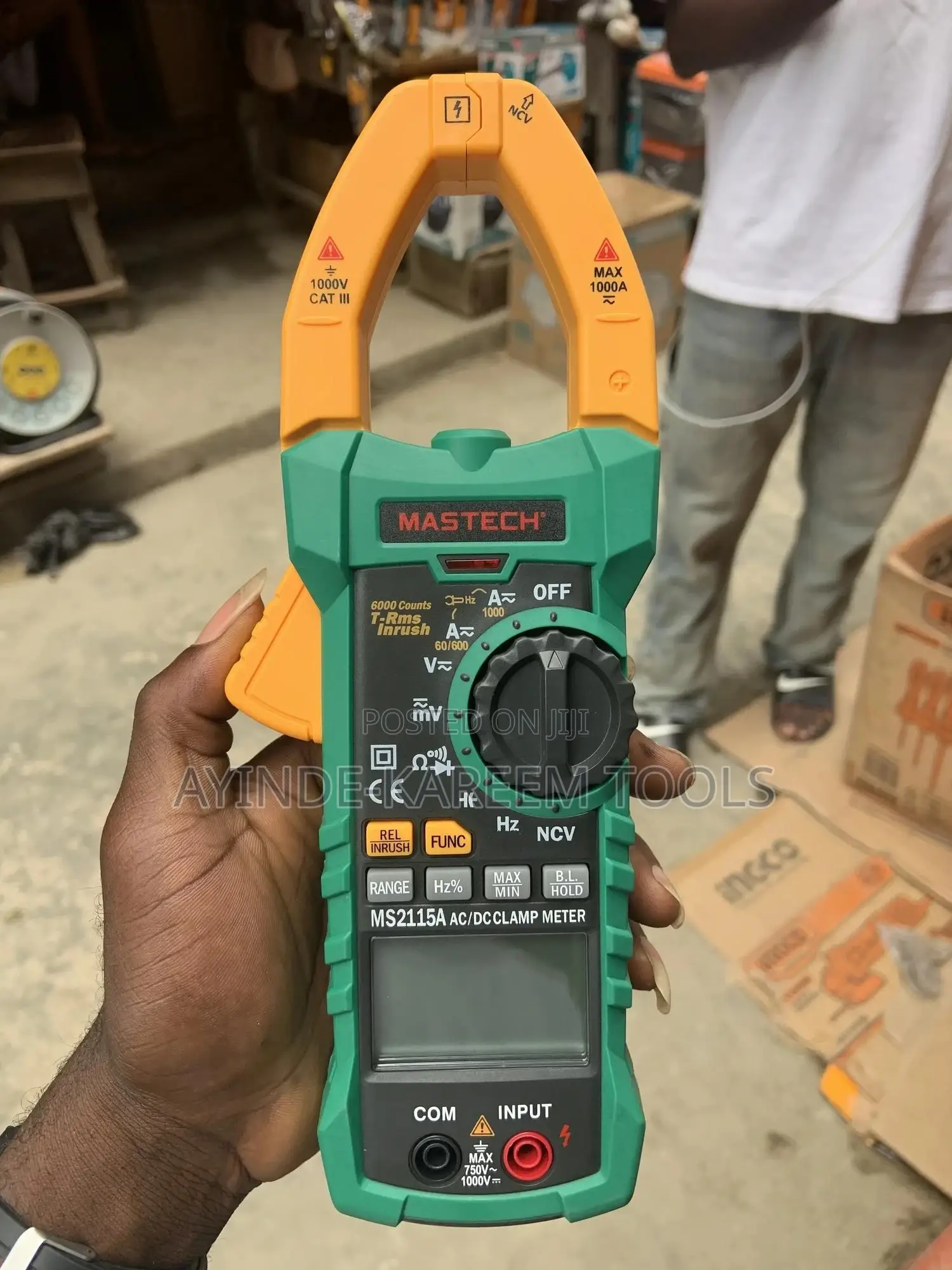 Digital Ac Clamp Meter (Ms2115a)(1000v)