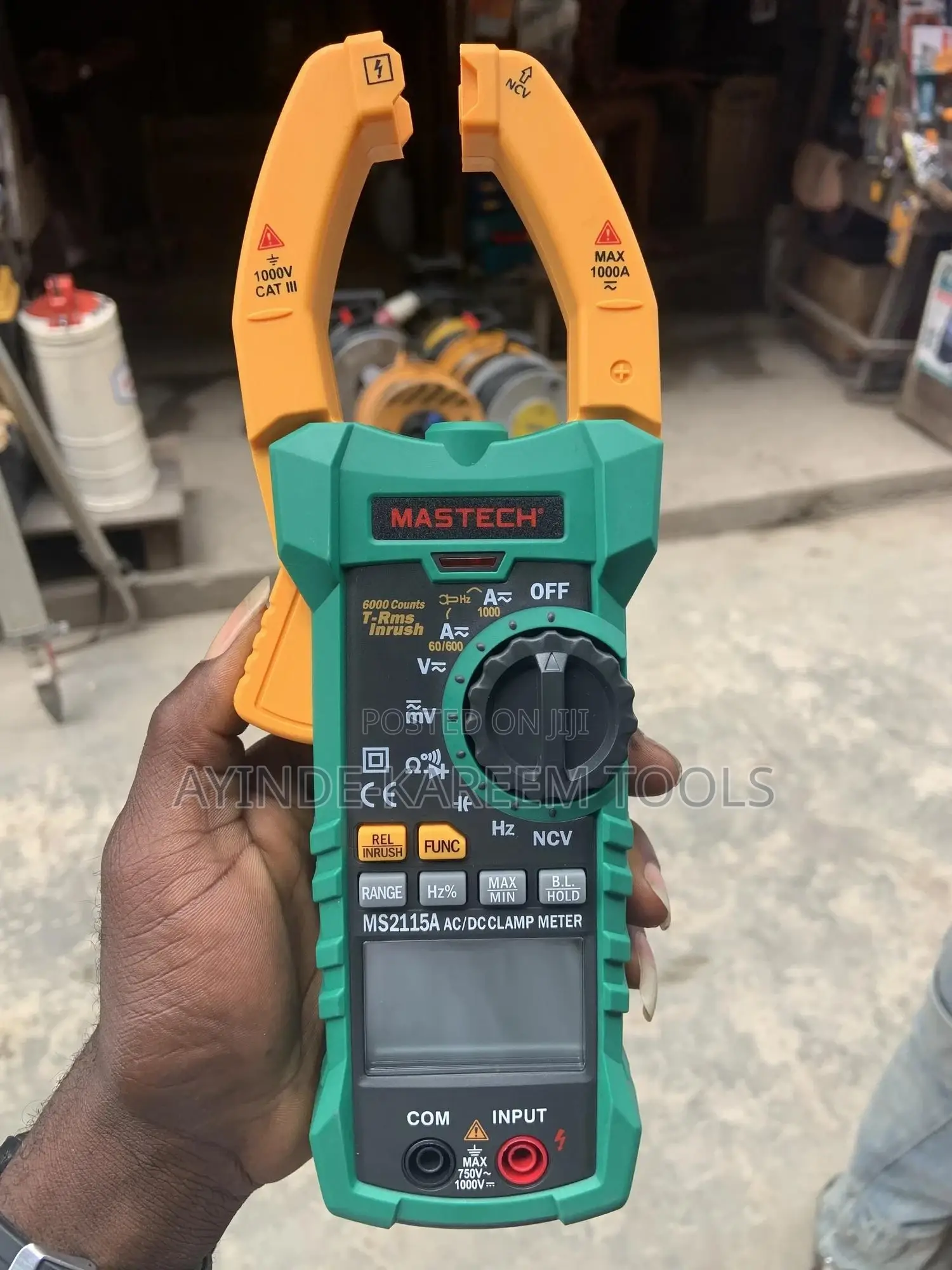 Digital Ac Clamp Meter (Ms2115a)(1000v)