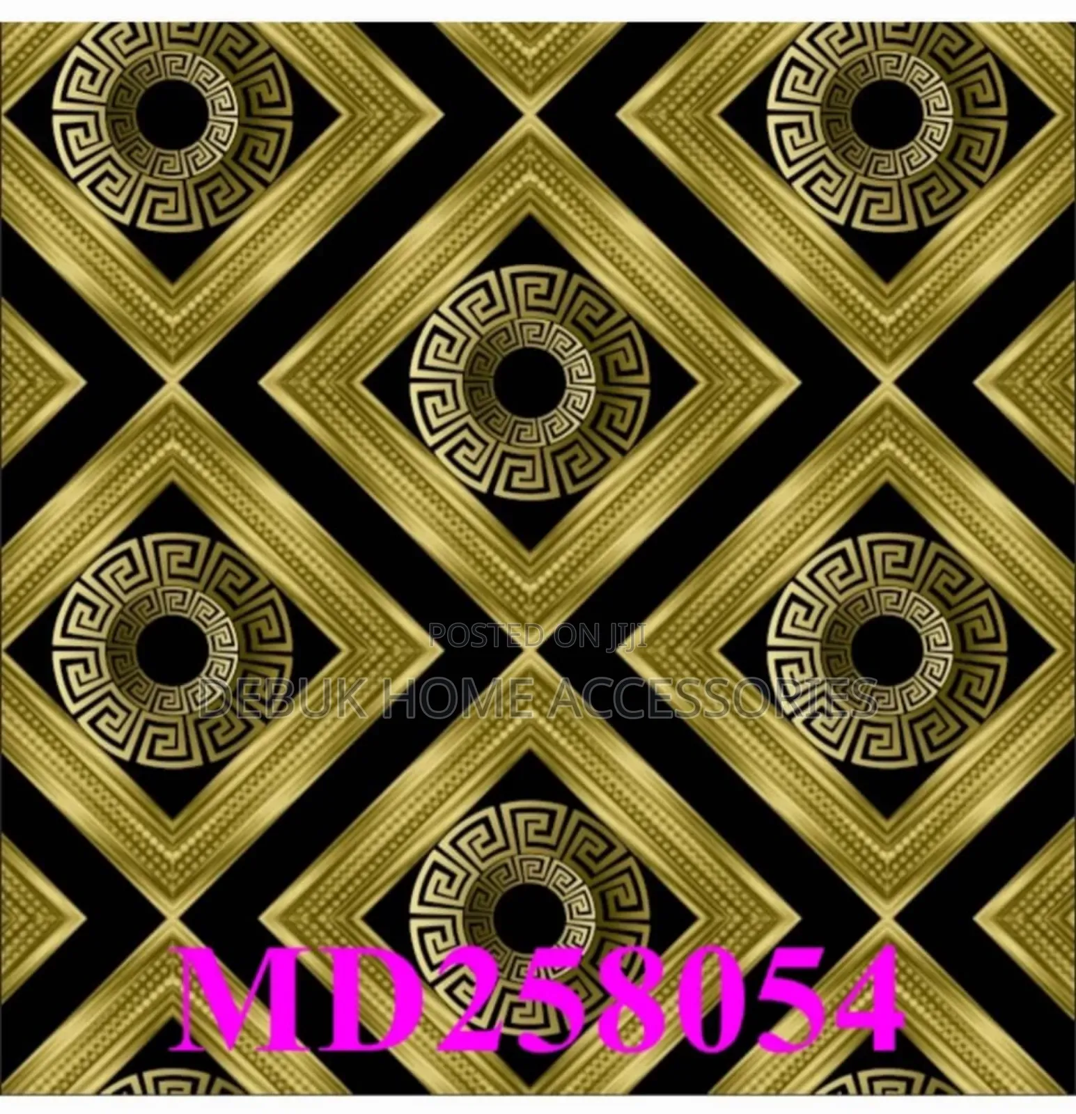 Gold On Black Wallpaper (Versace)